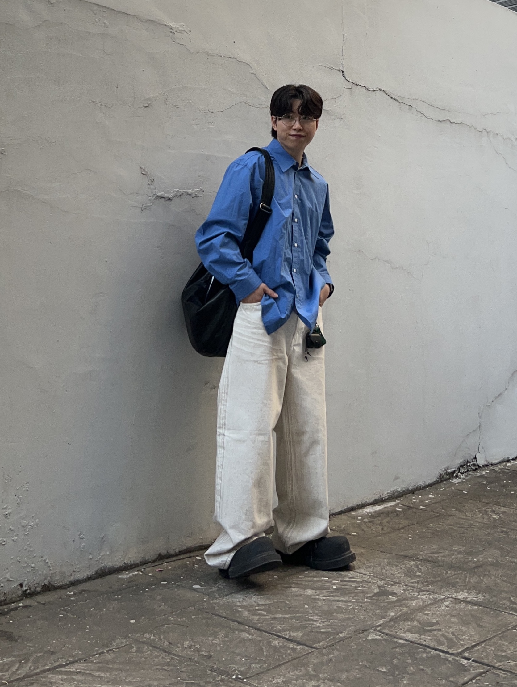 Balenciaga Steroid Derby Black 착용 스타일 - 1
