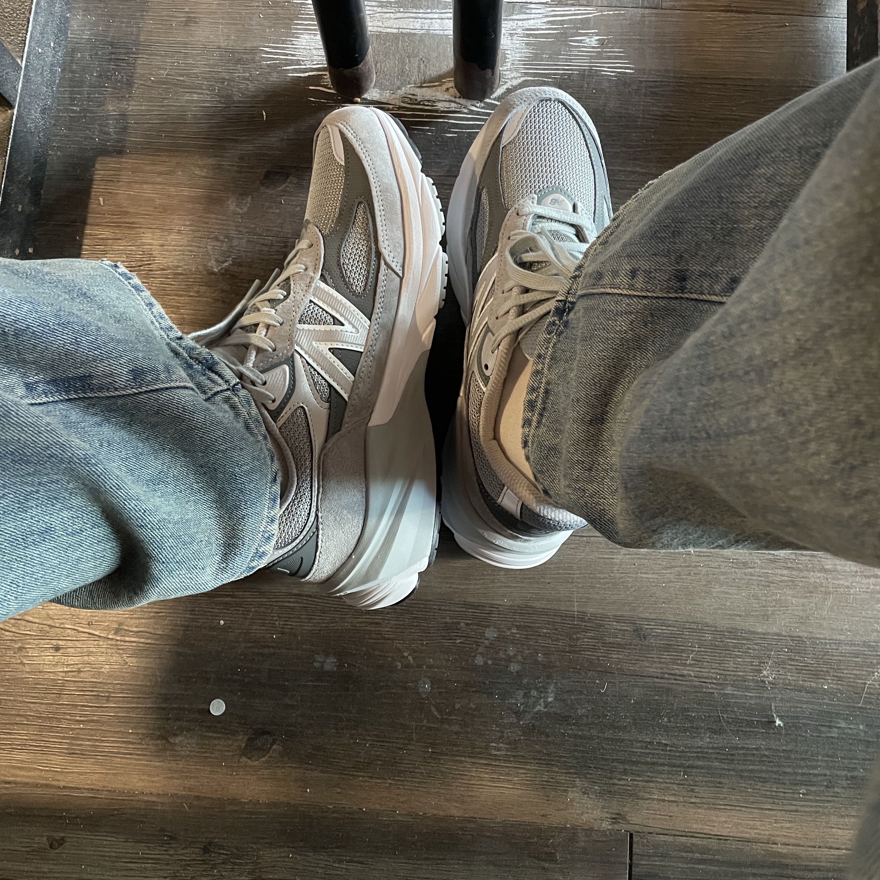 New Balance 990v6 Made in USA Grey - D Standard 착용 스타일