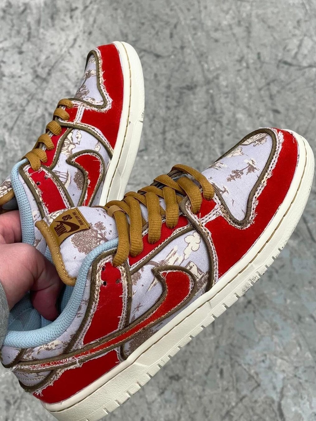 Nike SB Dunk Low Pro Premium Toile 착용 스타일 - 8