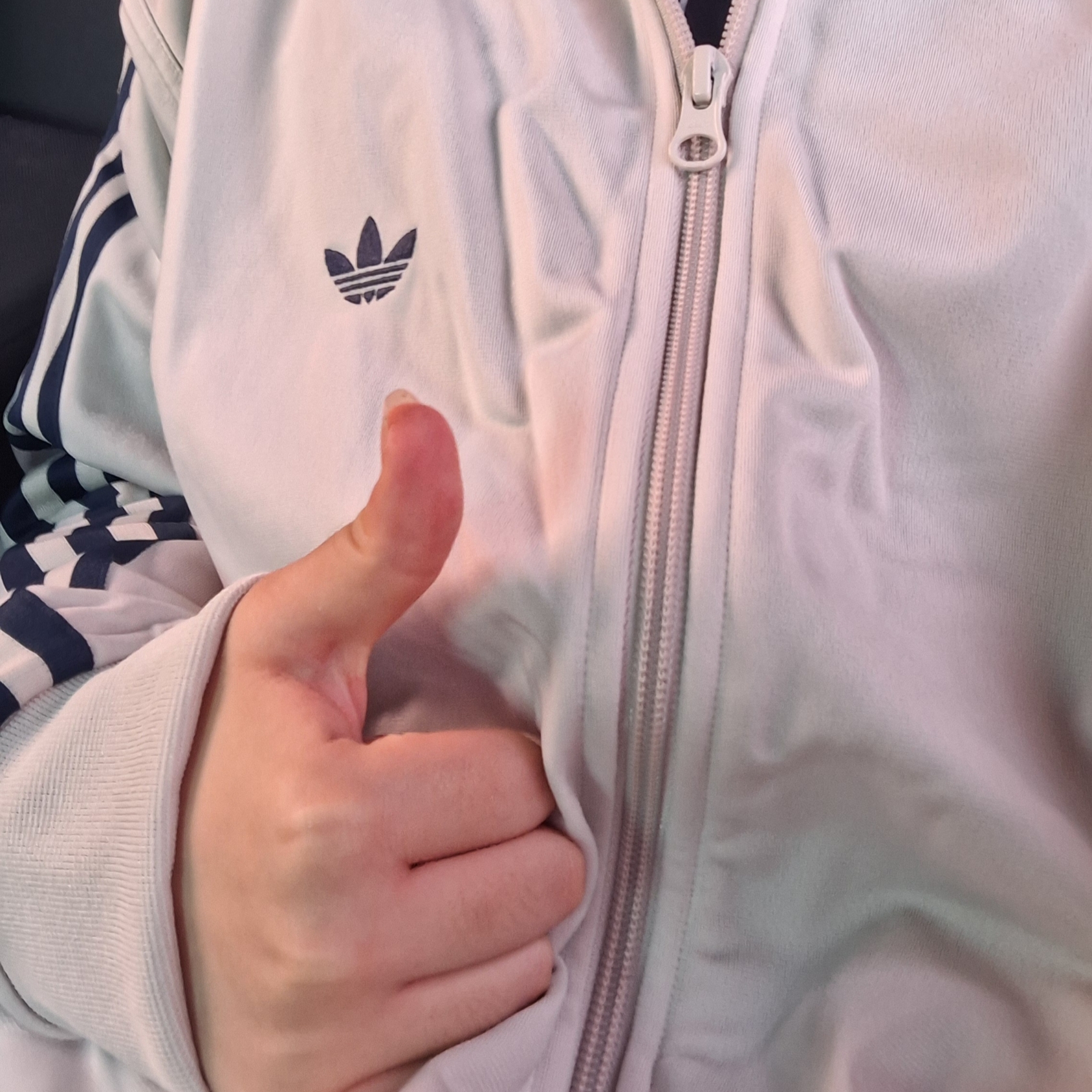 Adidas Originals Beckenbauer Track Top Bliss - KR Sizing 착용 스타일