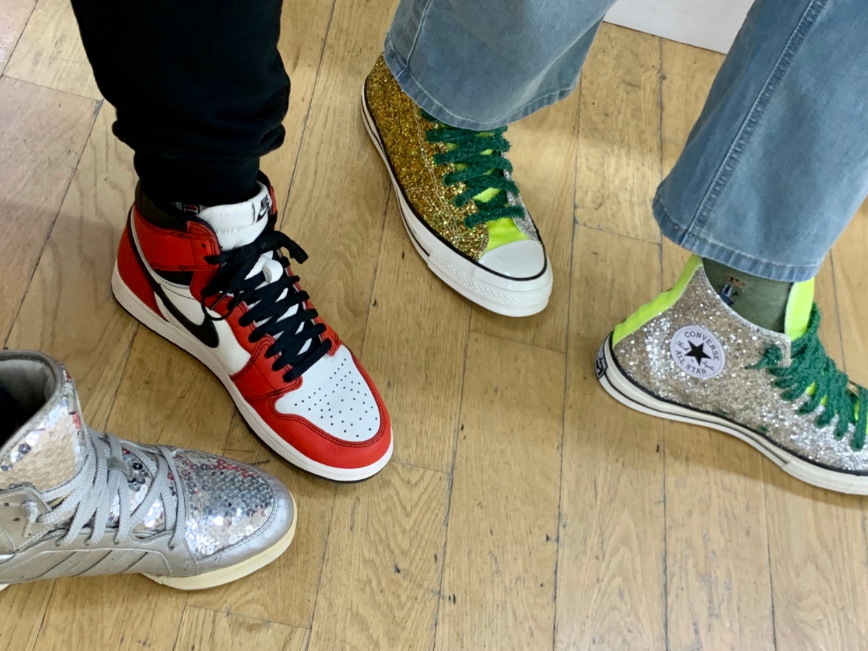Jordan 1 Retro High OG Defiant SB LA to Chicago 착용 스타일 - 1