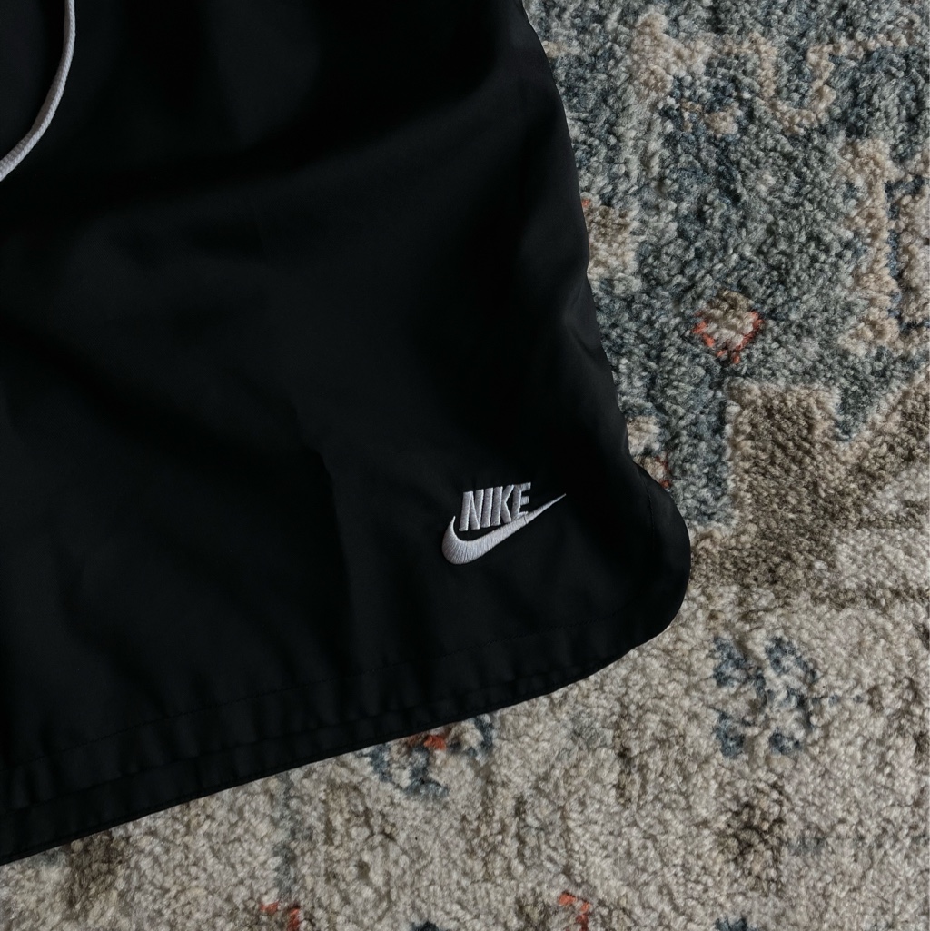 Nike NSW Woven Lined Flow Shorts Black - Asia 착용 스타일 - 2