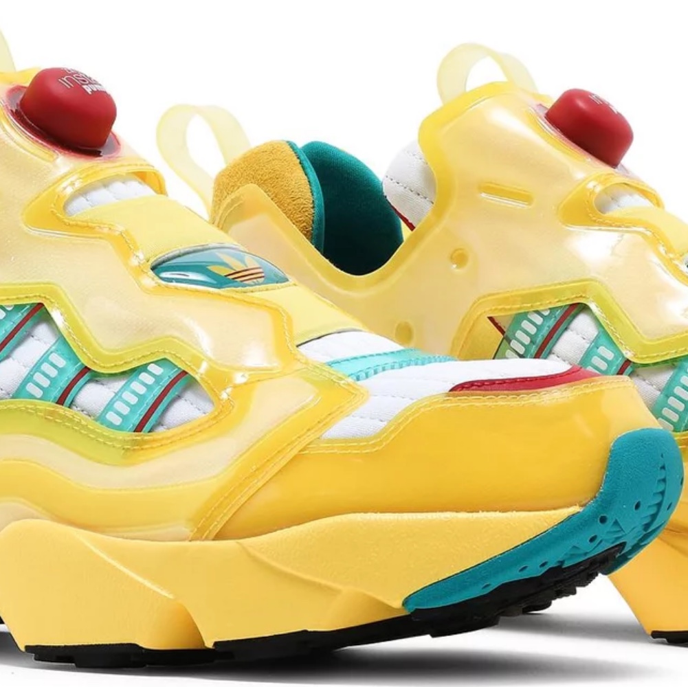 Adidas x Reebok ZX Fury Spring Yellow Equipment Green 착용 스타일 - 2