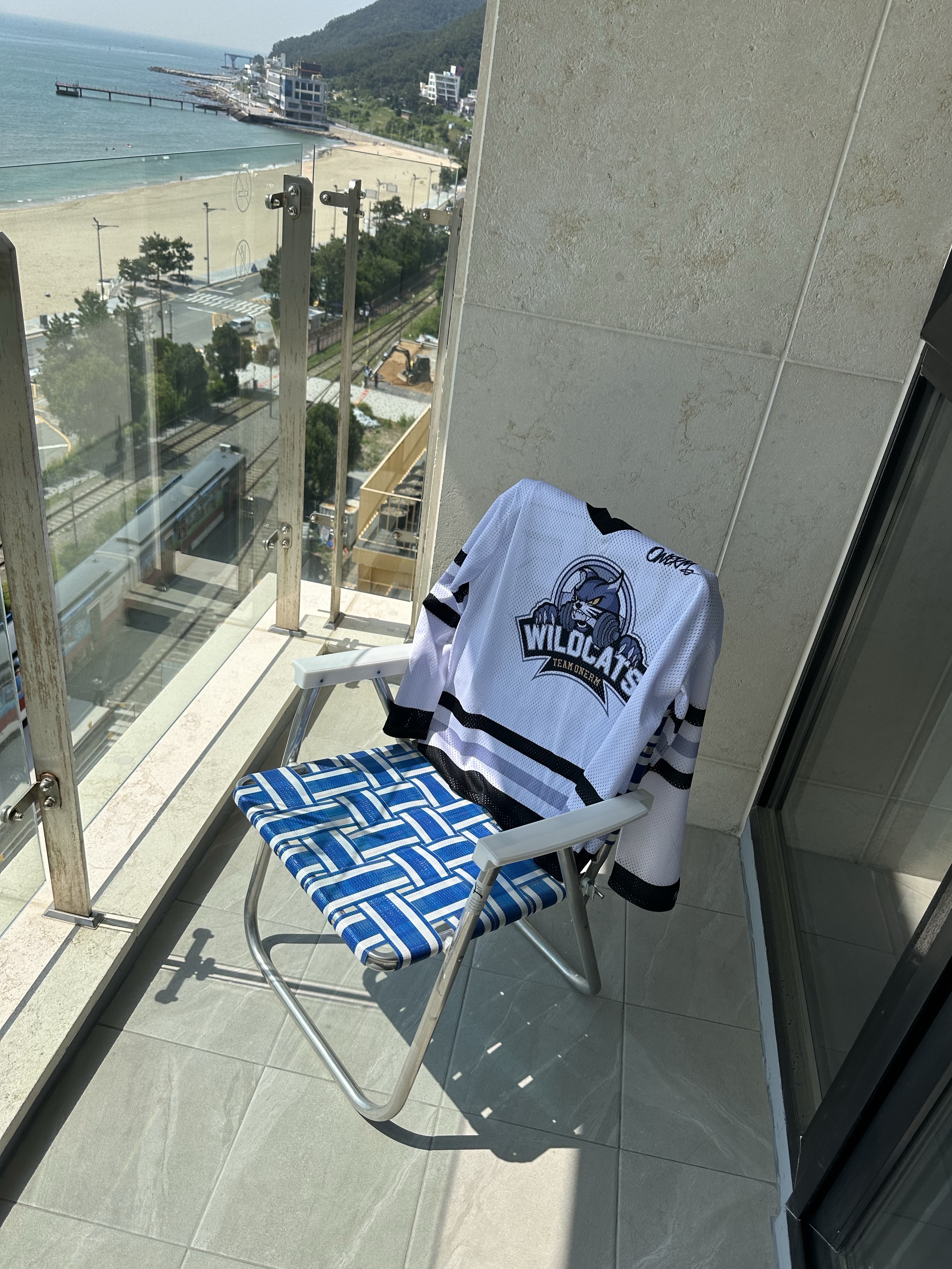 ONERM Wild Cats Ice Hockey Jersey White 착용 스타일 - 10