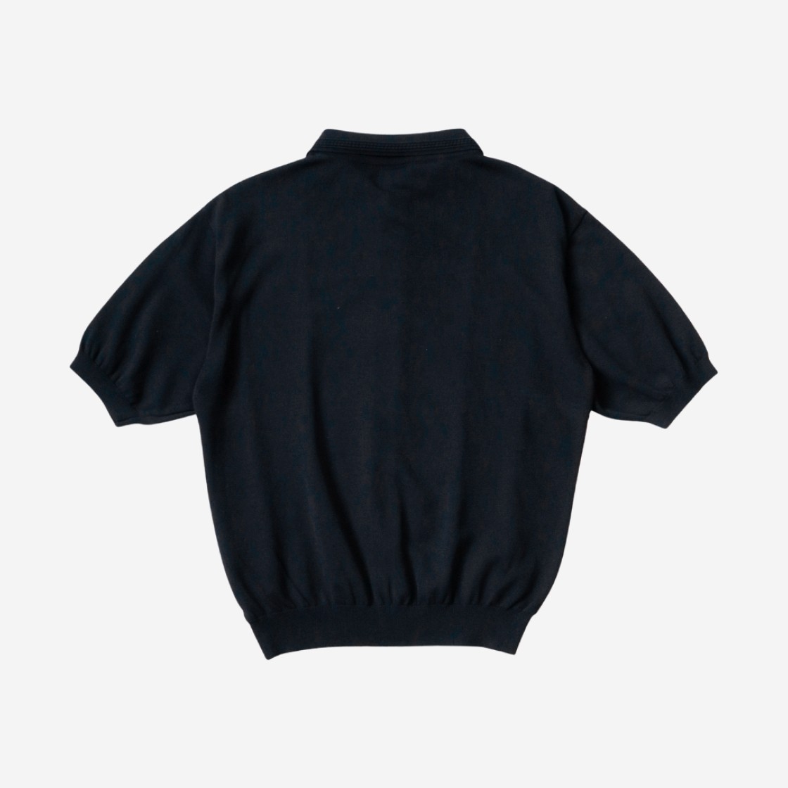 Kapital 14G Cotton Knit Oyster Aloha Polo Black 상세 이미지 2