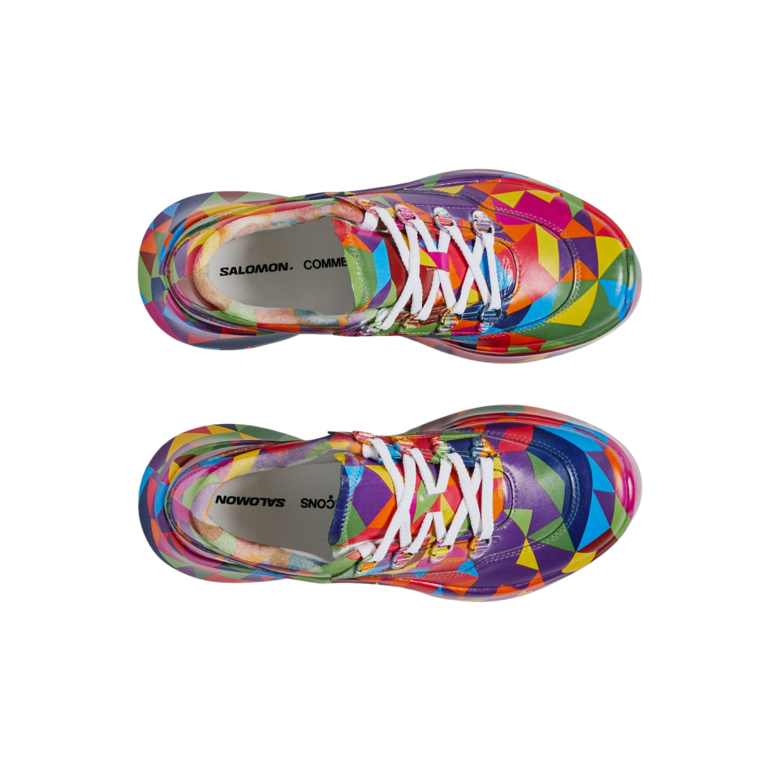 살로몬 x 꼼데가르송 SR811 레더 플랫폼 멀티(Salomon x Comme des Garcons SR811 Leather Platform Multi) - 2