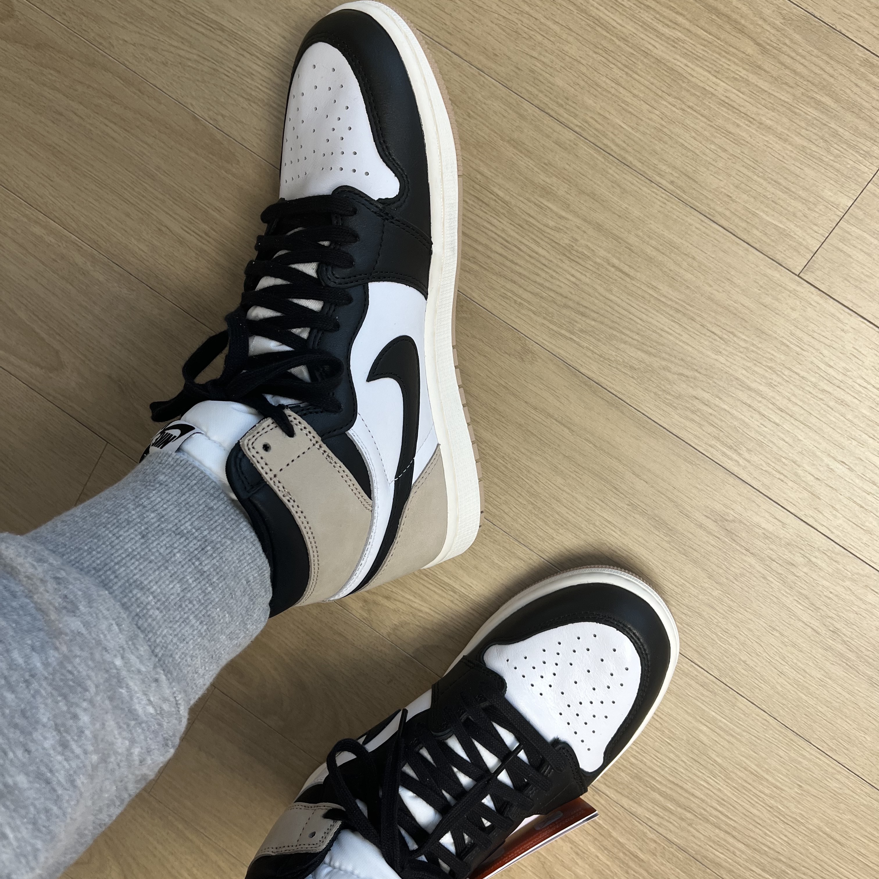 (W) Jordan 1 Retro High OG Latte 착용 스타일