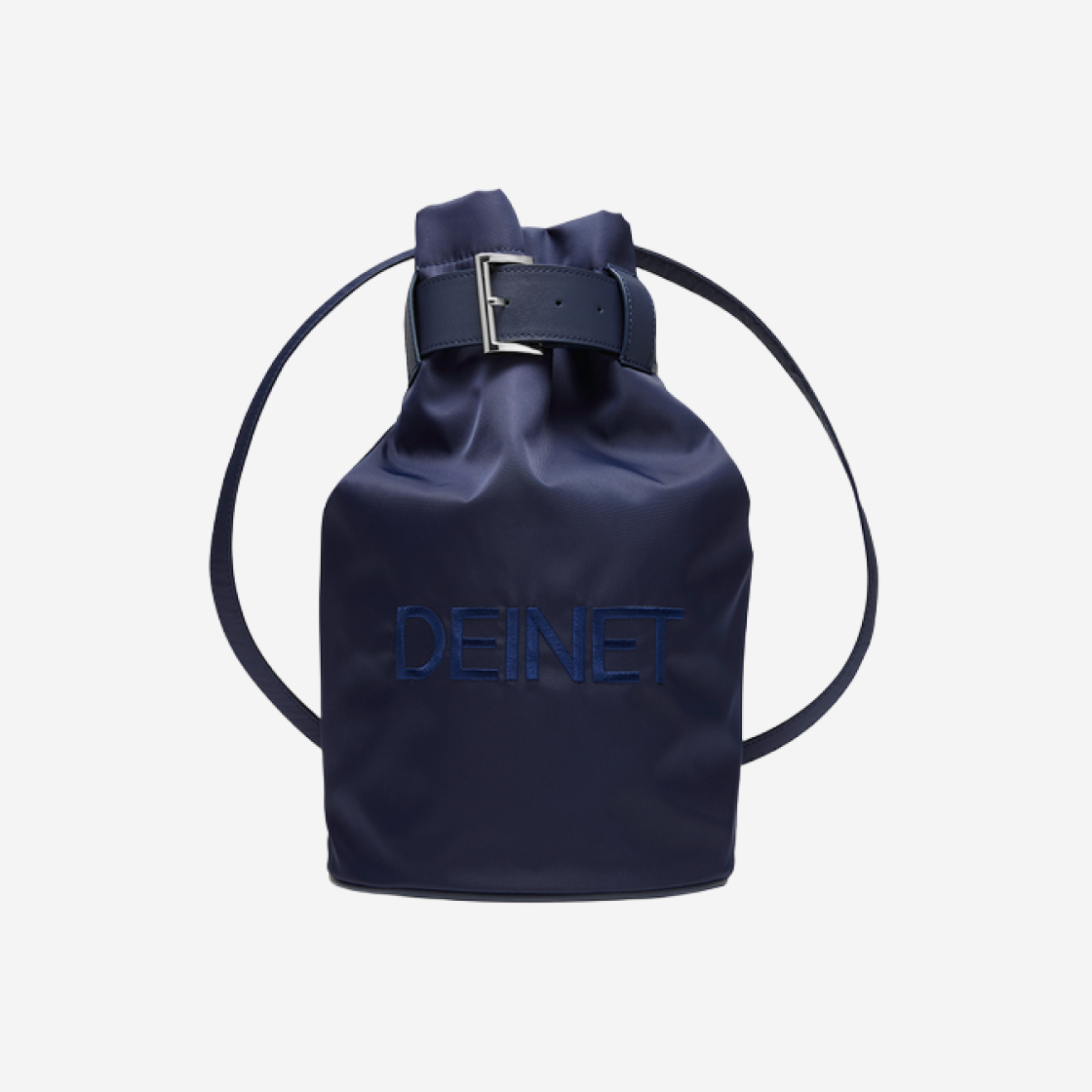 (W) Deinet Logo Bucket Bag in Navy 상세 이미지 1