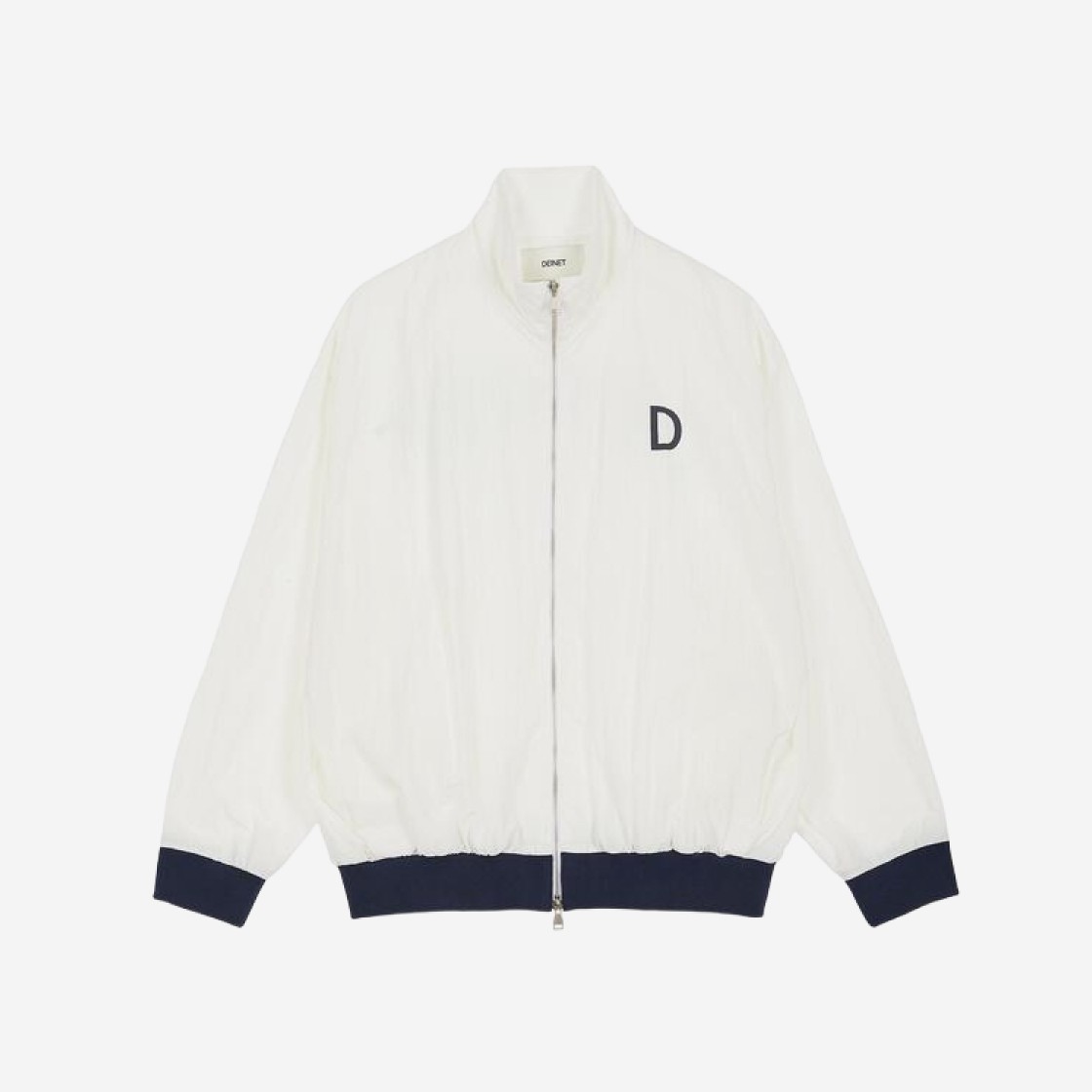 (W) Deinet D Logo Color Block Jumper in Ivory 상세 이미지 1