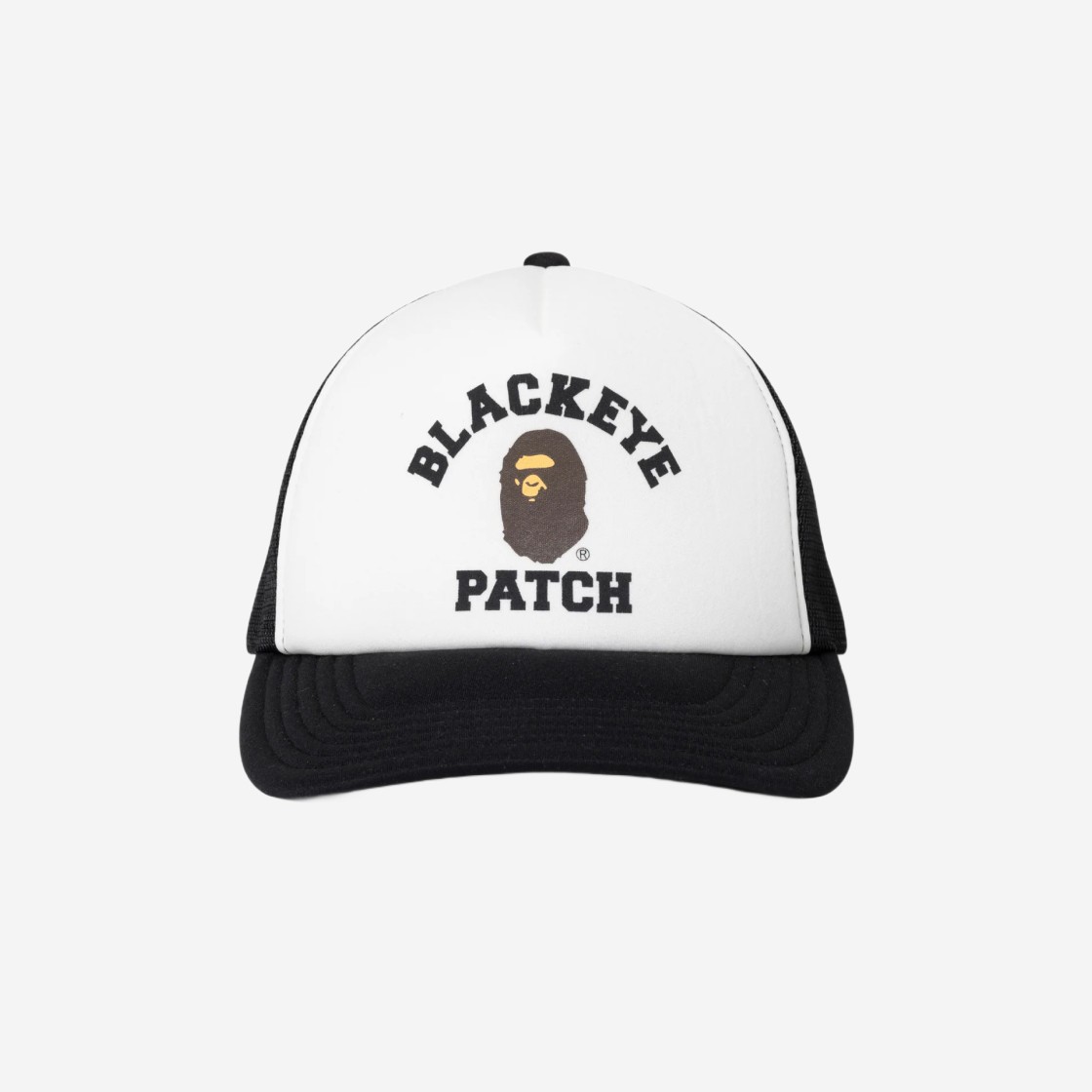 BAPE x Black Eye Patch College Mesh Cap Black 상세 이미지 1