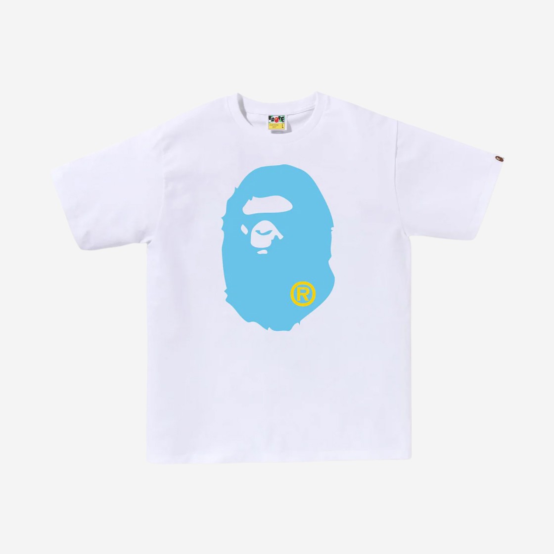 BAPE Colors Big Ape Head T-Shirt White 상세 이미지 1