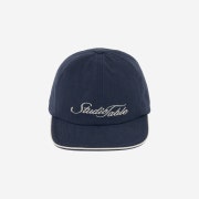 Studiotable Trimming Flat Cap Navy