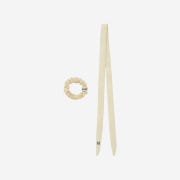 Studiotable Ribbon Strap Scrunch Set Lemon