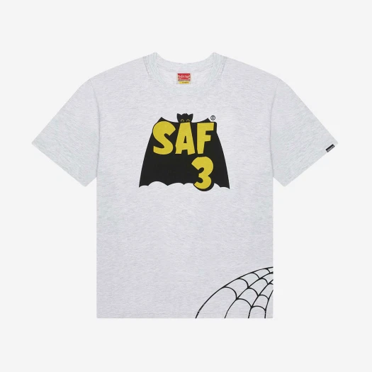 사파리스팟 1/2 루 베이스 스쿨 잇 더 피자 티 퍼플 | Safarispot | KREAM Safarispot 1/2 Roux Base School Eat The Pizza Tee Purple