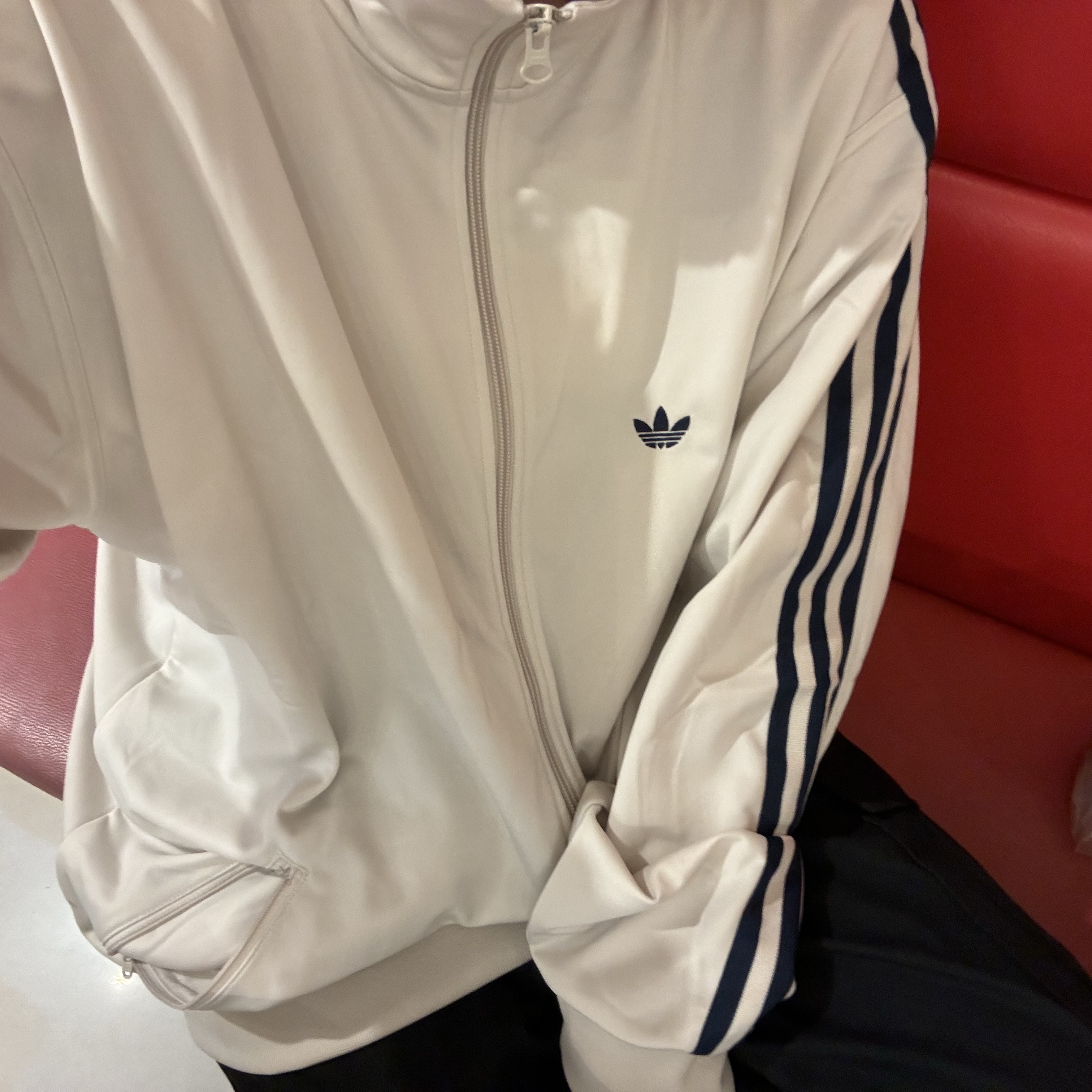 Adidas Originals Beckenbauer Track Top Bliss - KR Sizing 착용 스타일