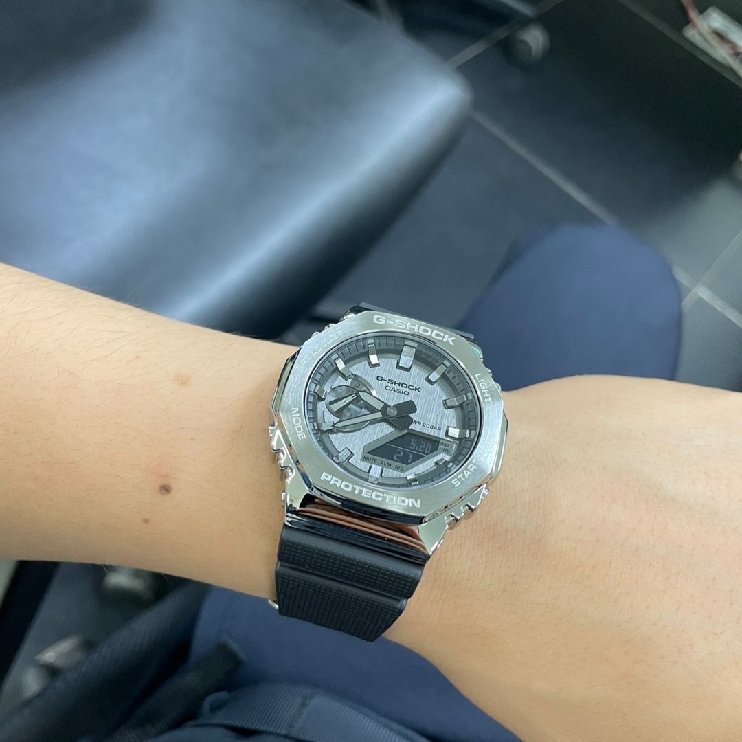 Casio G-Shock GM-2100-1A 착용 스타일