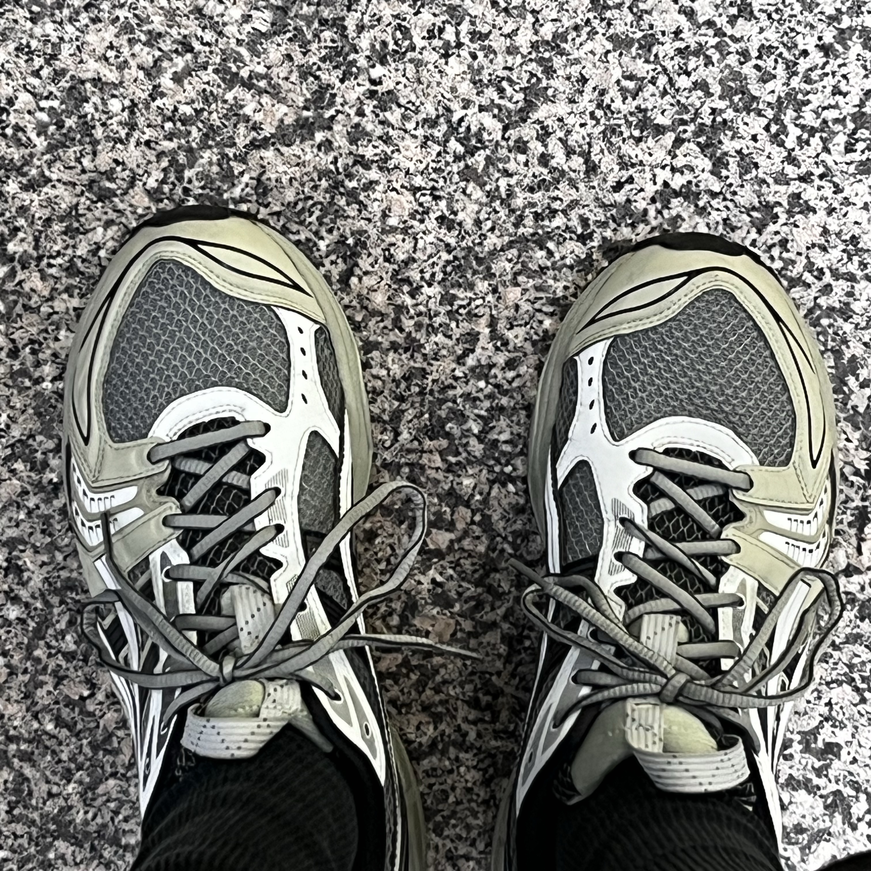 Asics UB1-S Gel-Kayano 14 Piedmont Grey 착용 스타일
