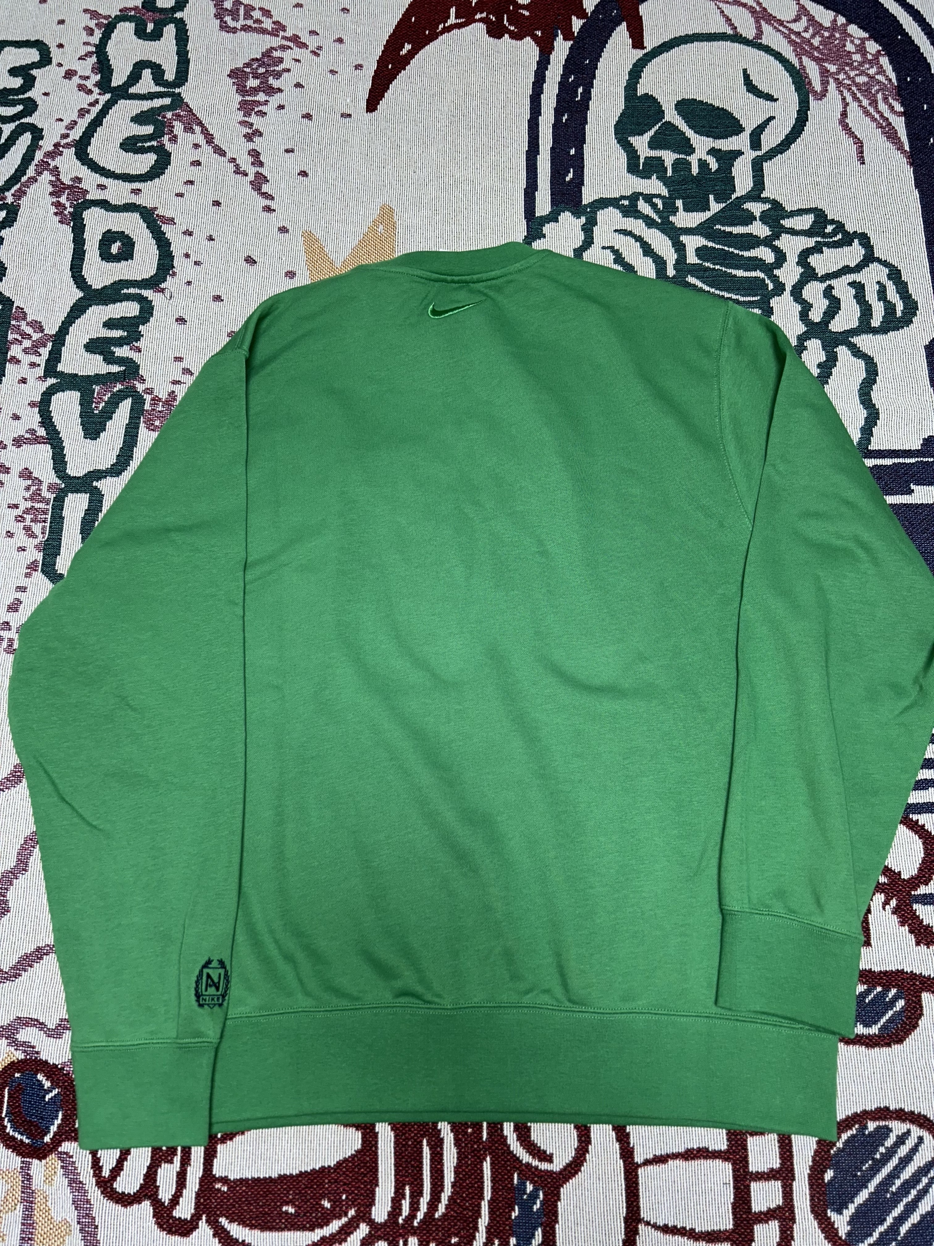 Nike NSW French Terry Crewneck Sweatshirt Aloe Verde - Asia 착용 스타일 - 4