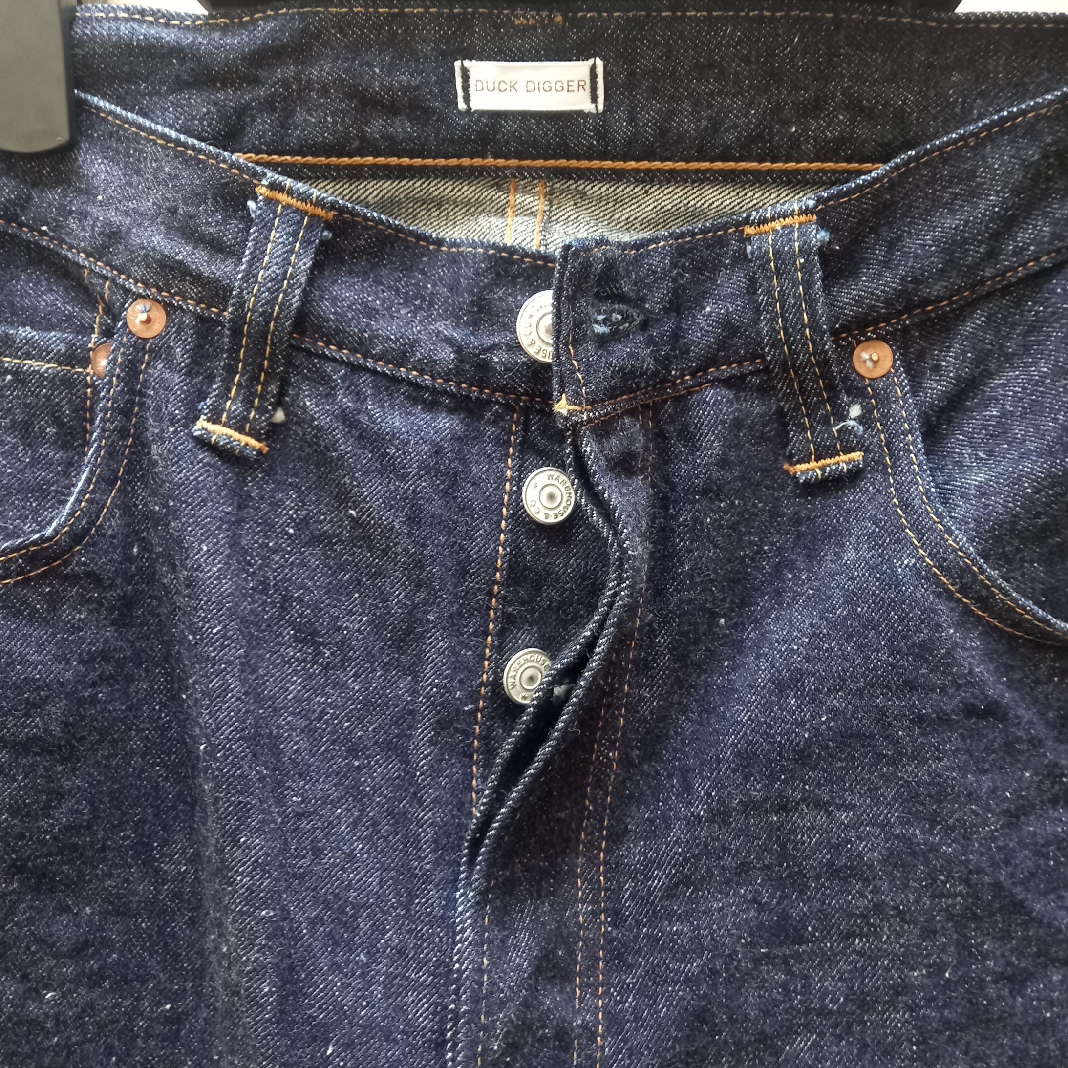 Warehouse & Co. Lot 2nd-Hand 1101 Pants One Wash 착용 스타일 - 2
