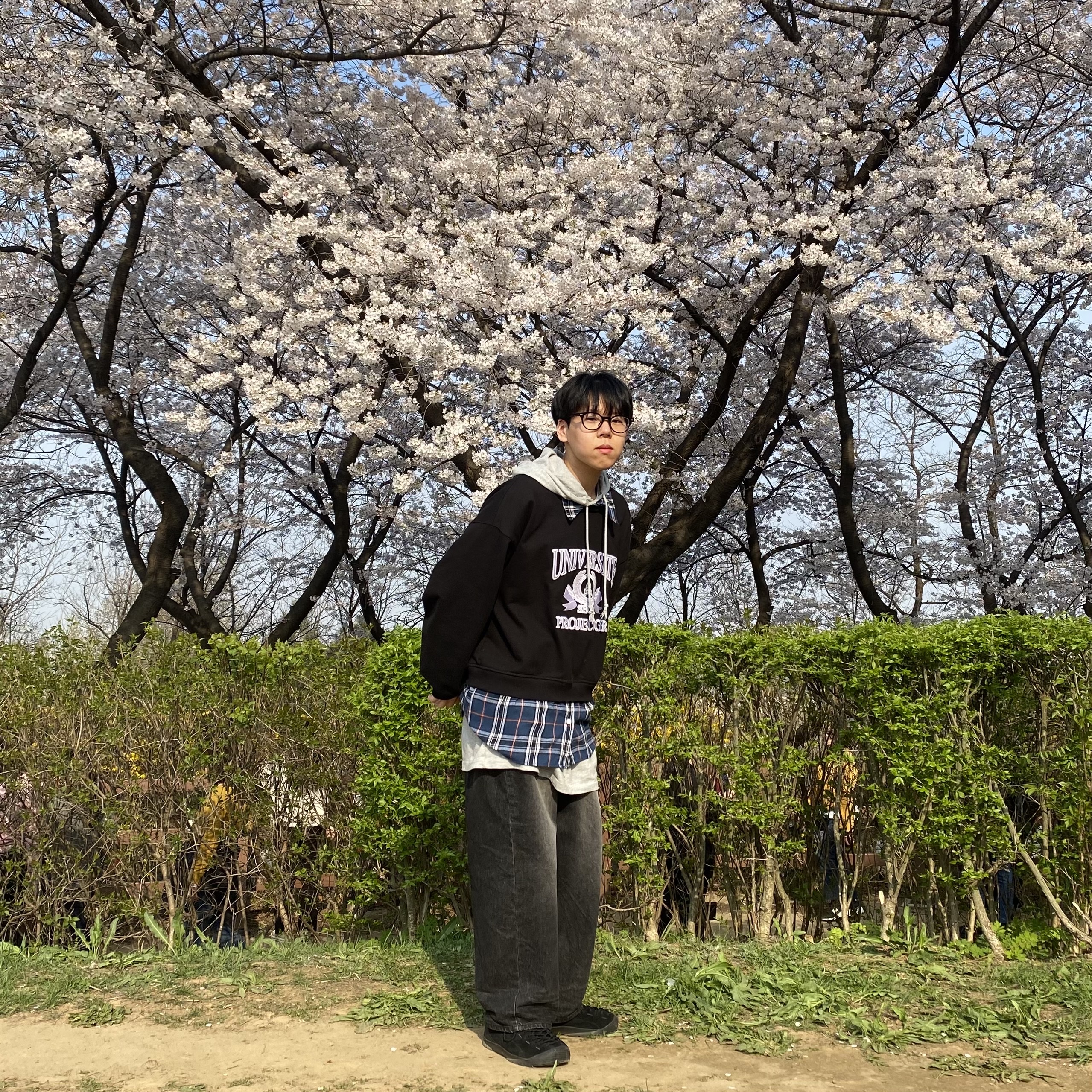 Project G/R 3 Layered Top Black 착용 스타일