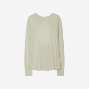 Studiotable Back Hole Loose Top Light Khaki
