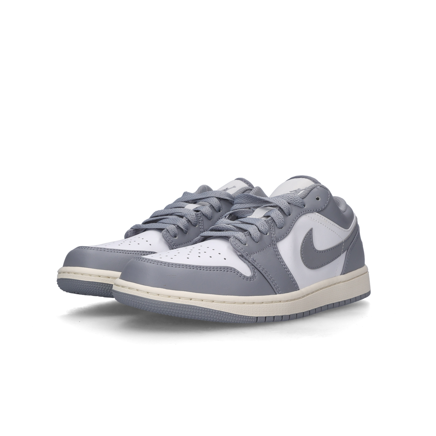 Jordan 1 Low Stealth and White