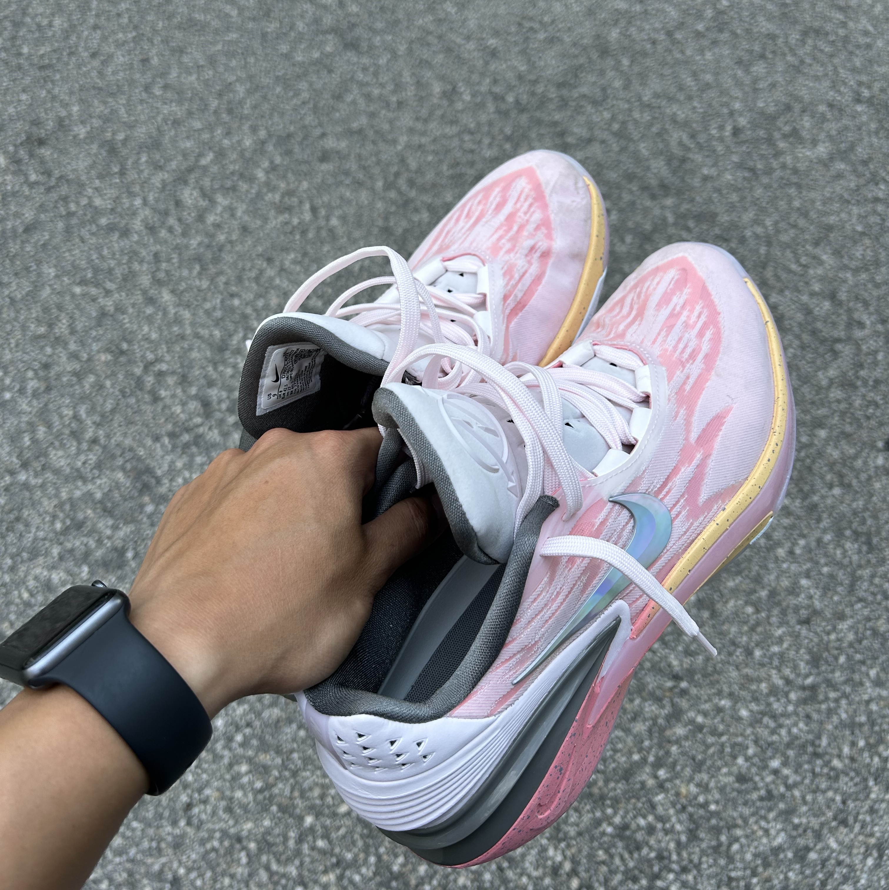 Nike Air Zoom GT Cut 2 Pearl Pink 착용 스타일 - 1