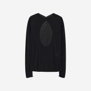 Studiotable Back Hole Loose Top Black