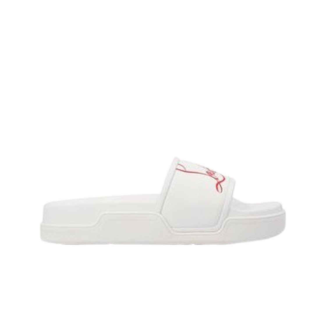 크리스찬 루부탱 네이비 풀 플랫 네오프렌 나파 레더 화이트 루비(Christian Louboutin Navy Pool Flat Neoprene Nappa Leather White Loubi)
