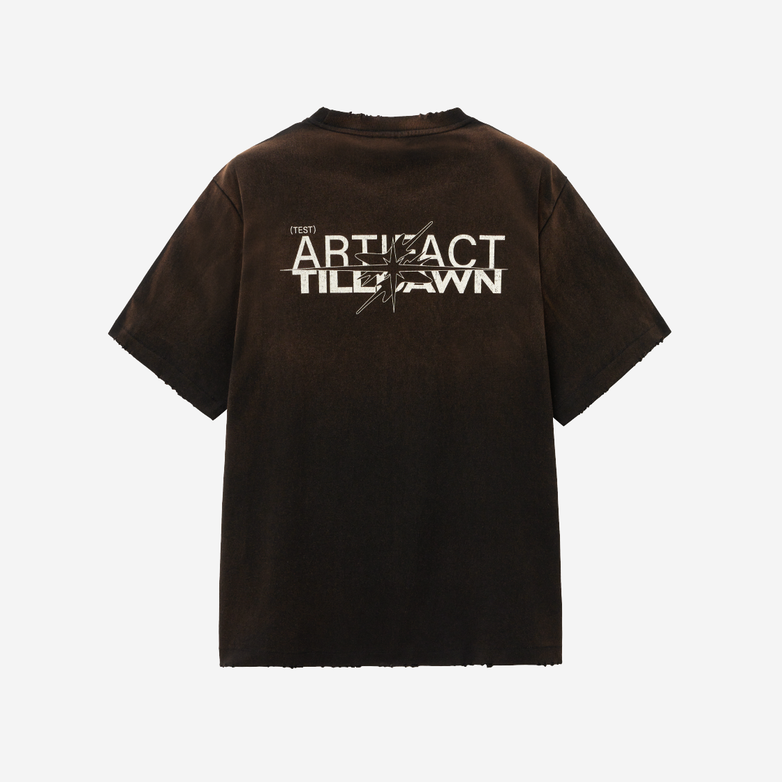 【TILLDAWN X TEST ARTIFACT】DOCKING SYMBOL TEE LIGHT GRAY 테스트 아티팩트 x 틸던 도킹 심볼 티셔츠 라이트 그레이 | Test