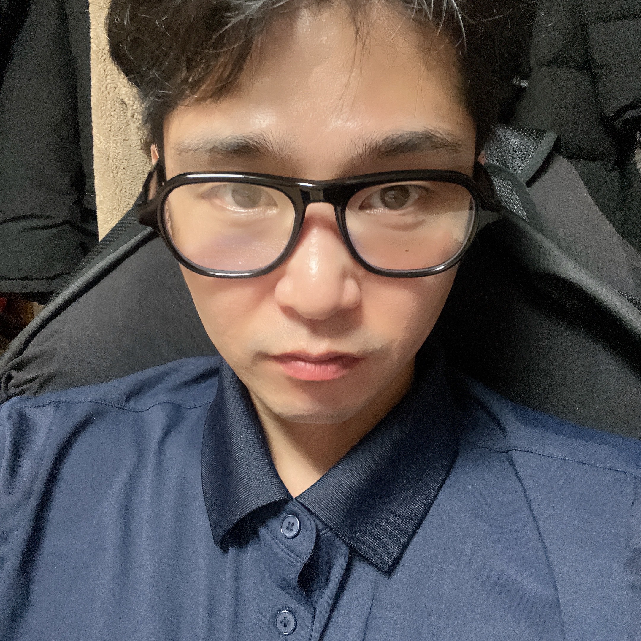 Gentle Monster x Maison Margiela MM113 Black Clear 착용 스타일