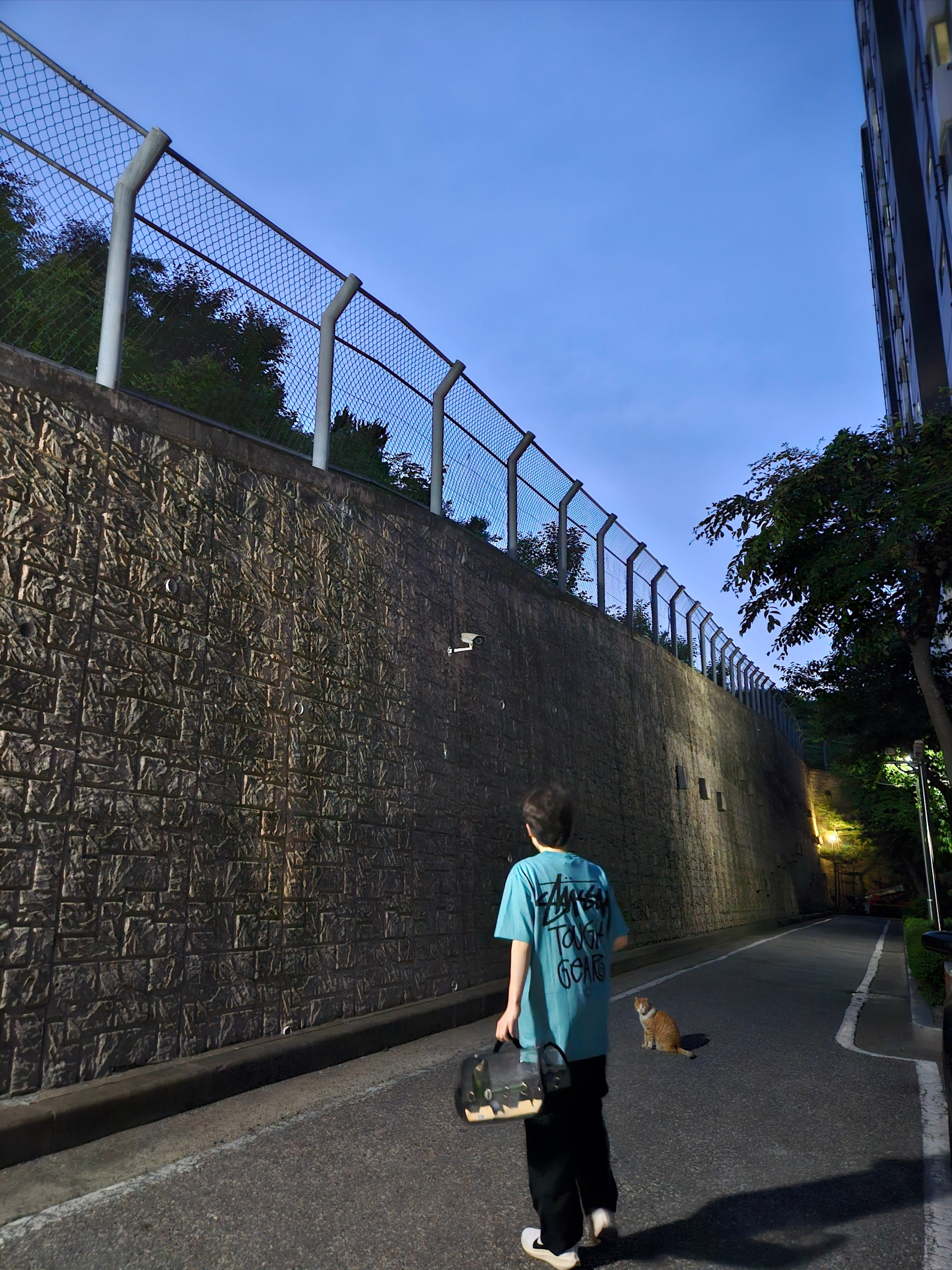 Stussy Tough Gear T-Shirt Ocean, (W) Nike NSW Essentiasl High-Rise Woven Cargo Pants Black - Asia 착용 스타일 - 1