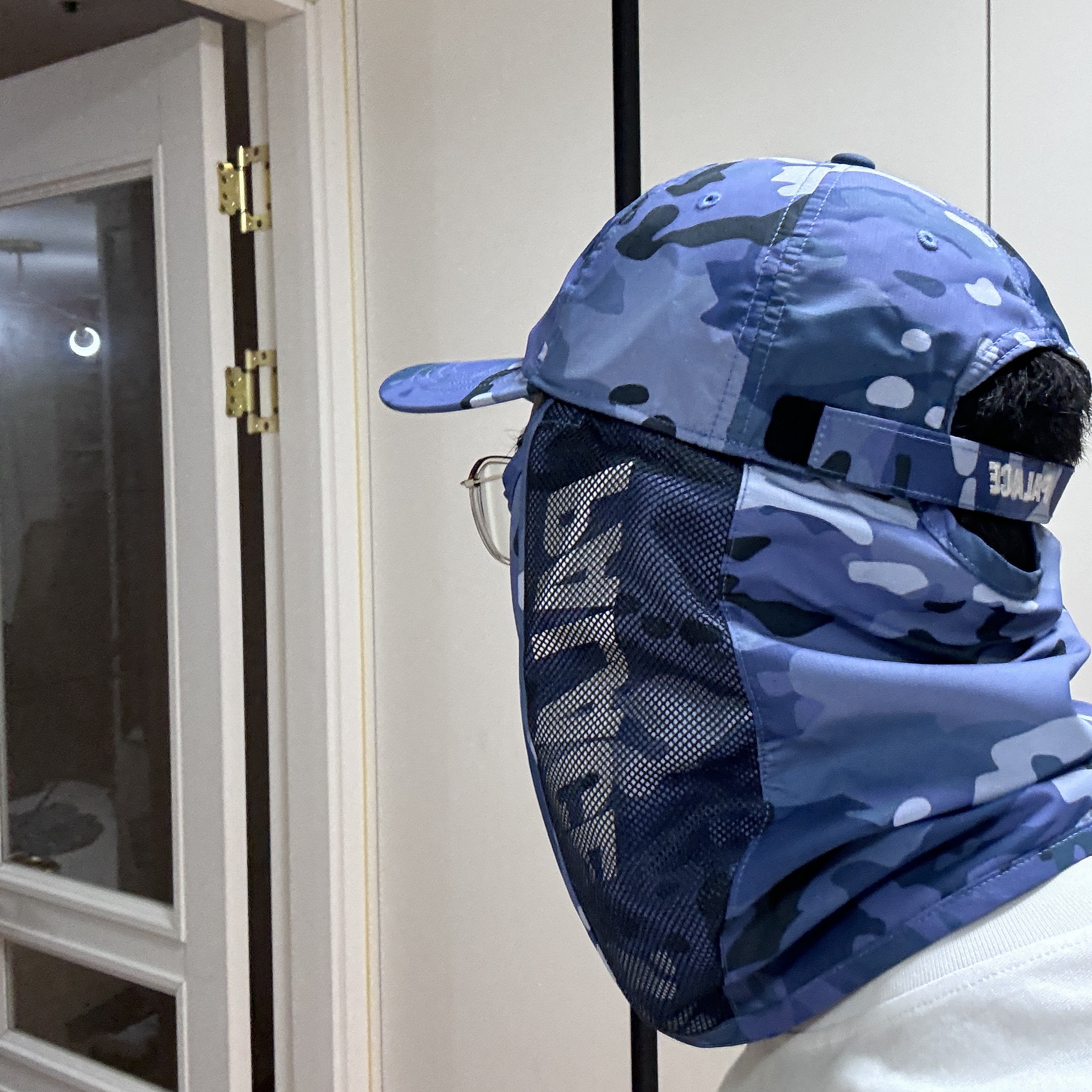 Palace Thorny T-Shirt White - 24SS, Palace Tri-Ferg Desert 6-Panel Terrain DPM Blue - 24SS 착용 스타일 - 2
