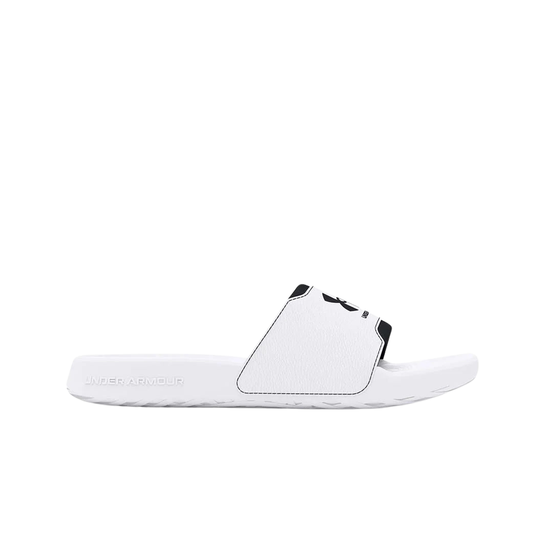 Under Armour Ignite Select Slides White Black 상세 이미지 1