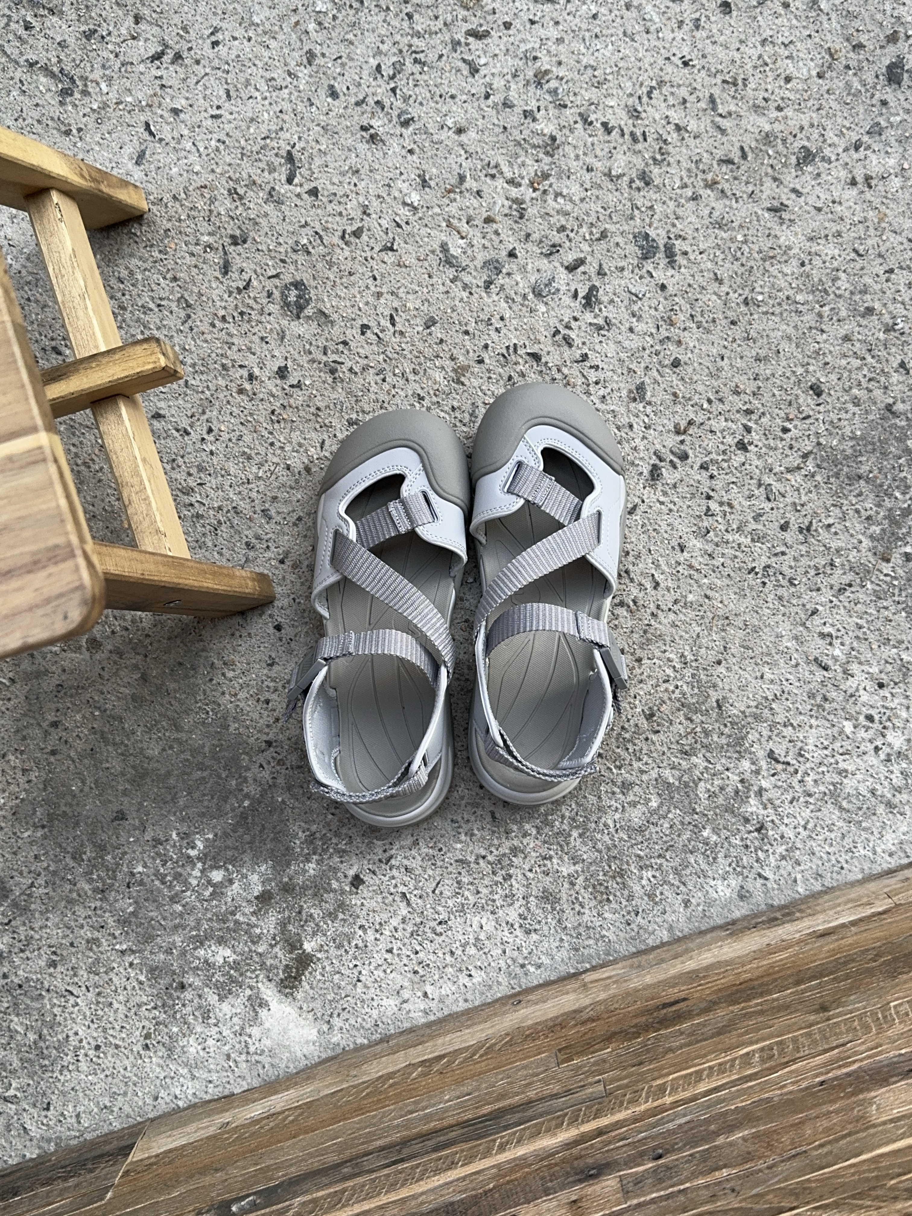 Fila Peito Sandal Grey 착용 스타일 - 10