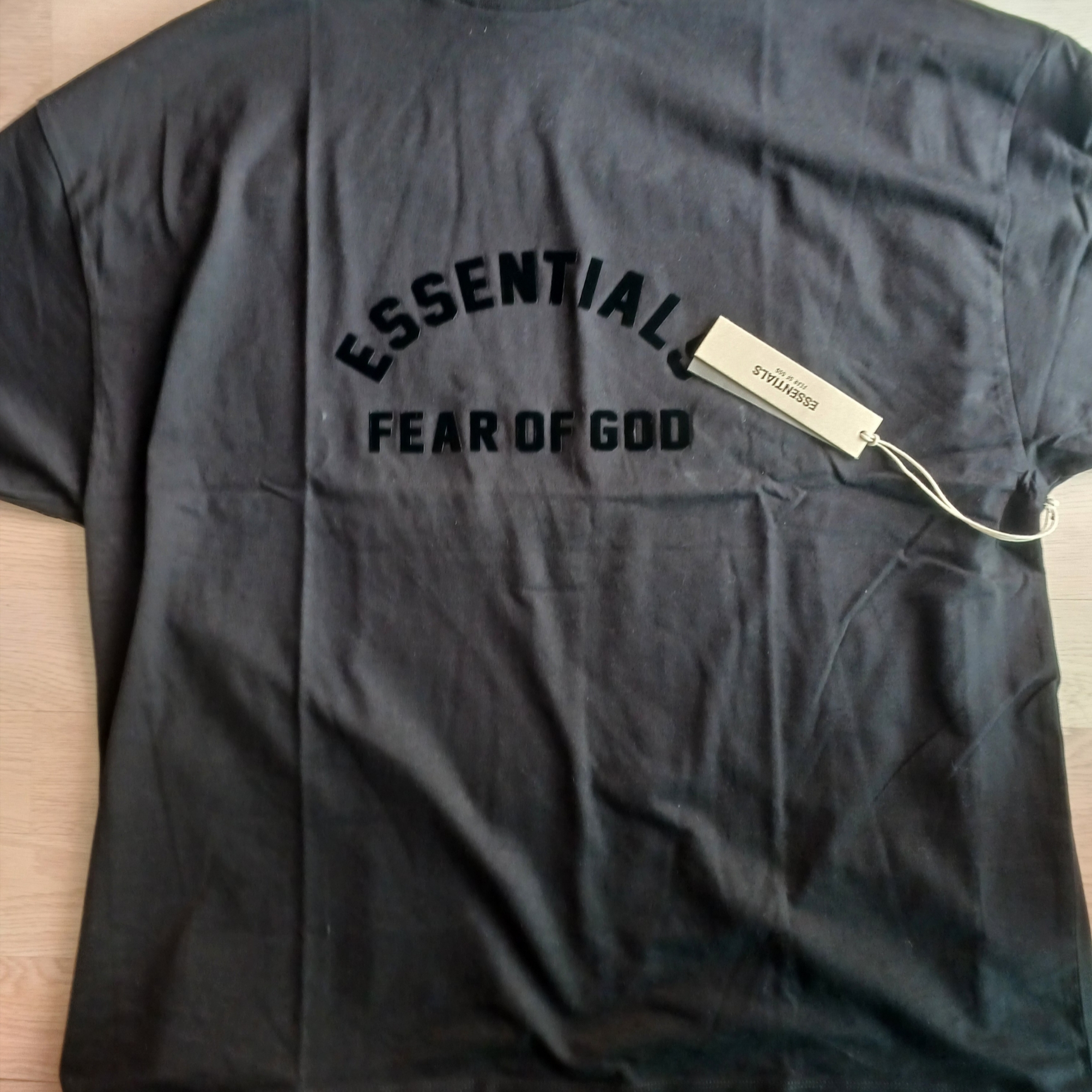 Essentials The Black Collection T-Shirt Black - 23SS 착용 스타일