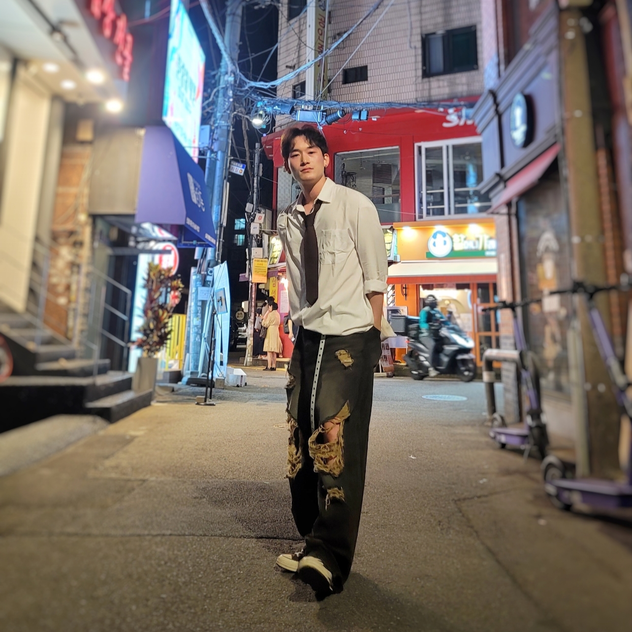 Converse x Notre Chuck 70 High Deep Mahogany 착용 스타일 - 1
