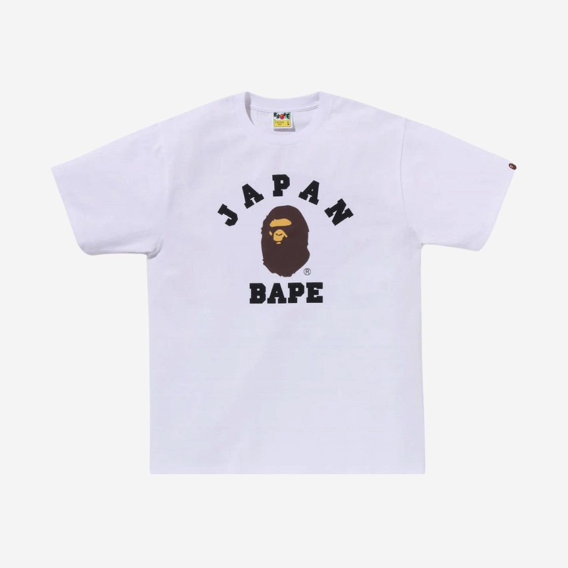 BAPE Japan College City T-Shirt White 상세 이미지 1