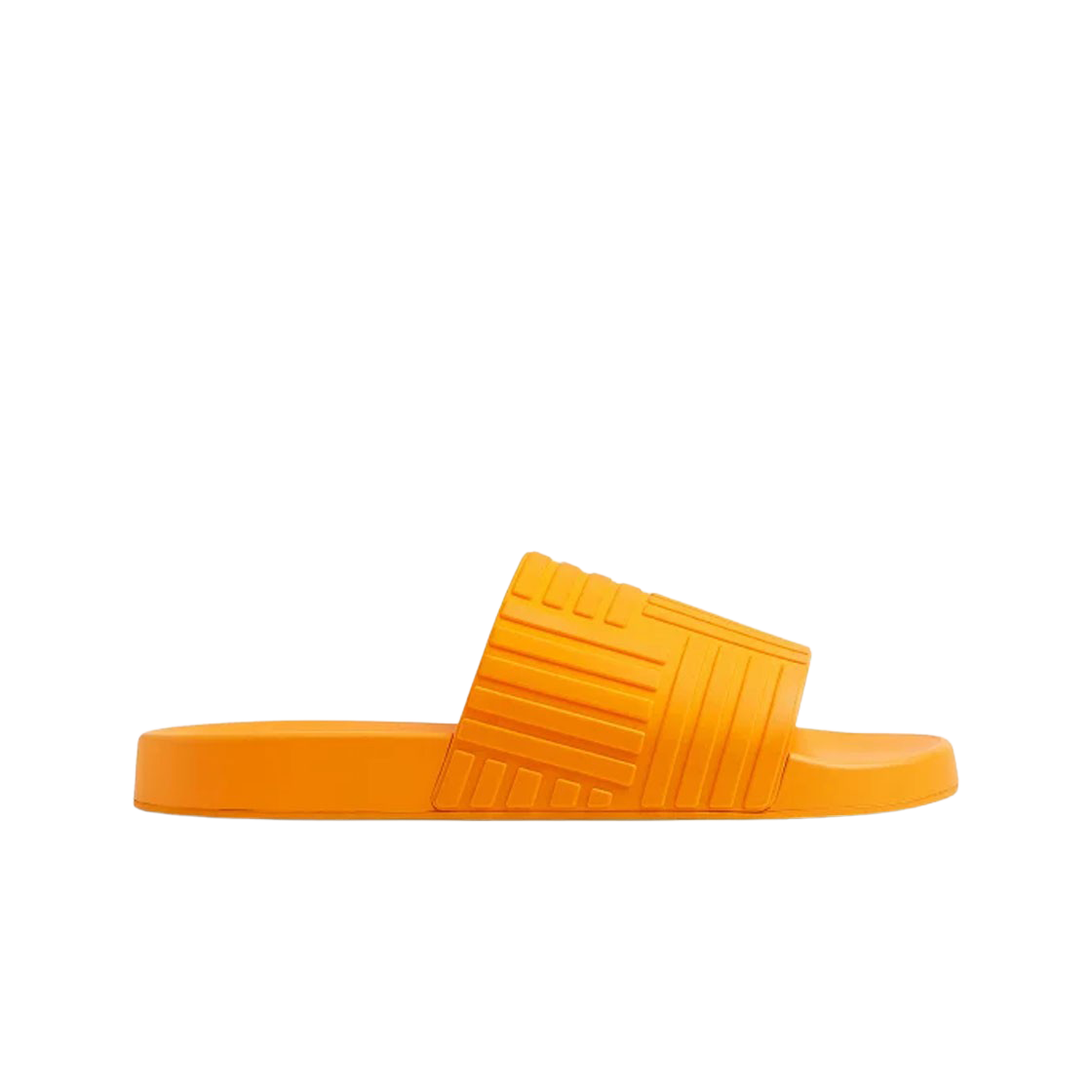 690105V1O607593 Bottega Veneta Rubber Slider Tangerine