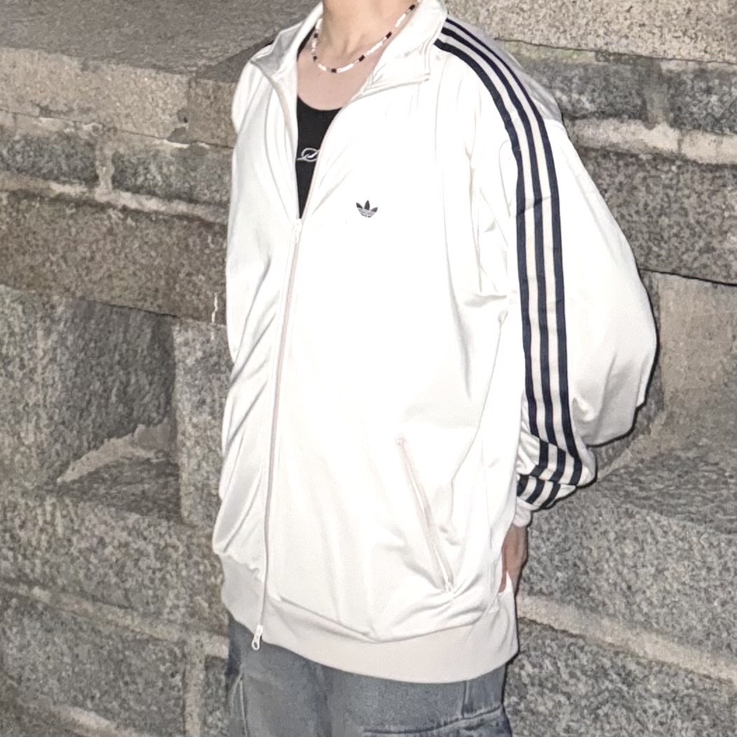 Adidas Originals Beckenbauer Track Top Bliss - KR Sizing 착용 스타일