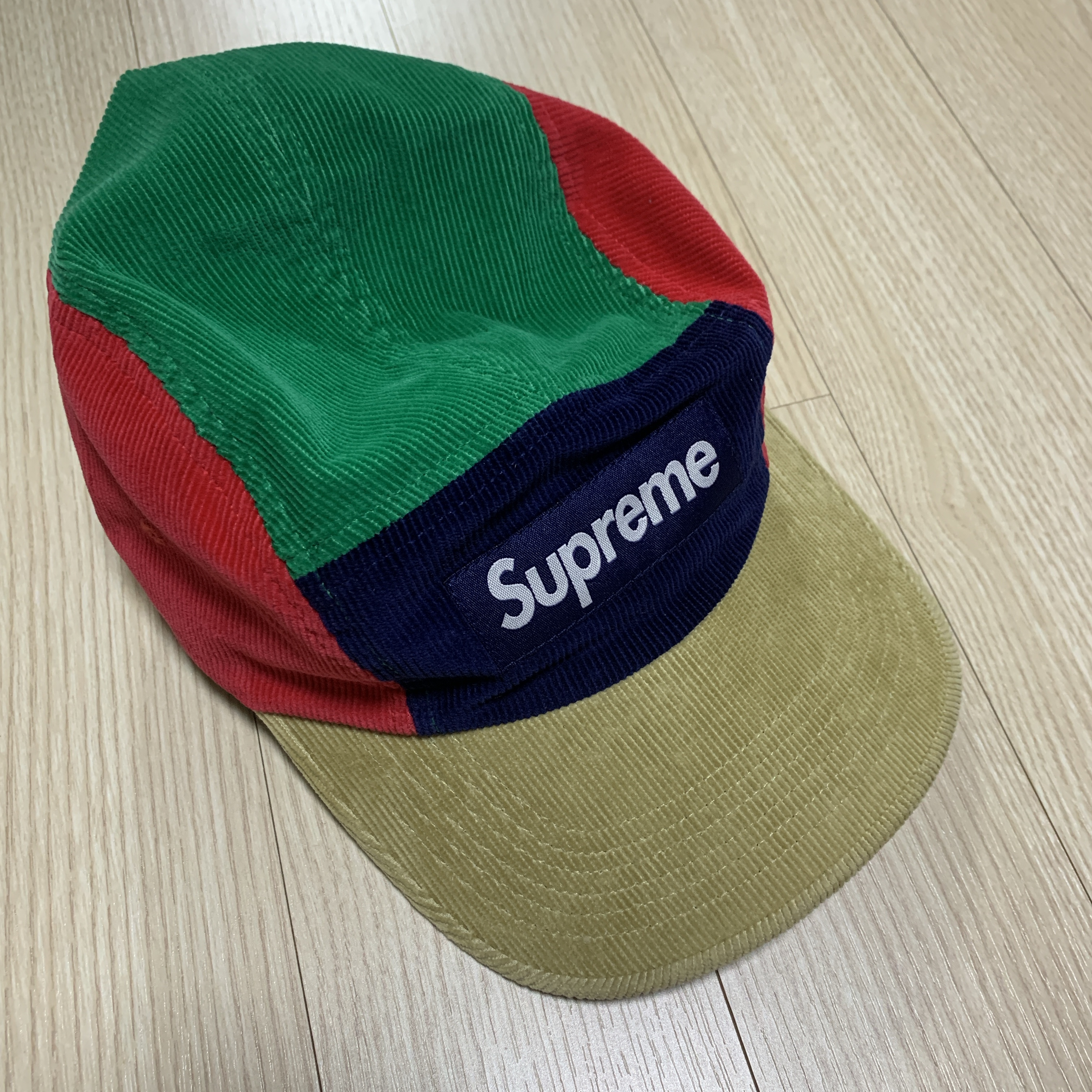 Supreme Corduroy Camp Cap Multicolor - 23FW 착용 스타일