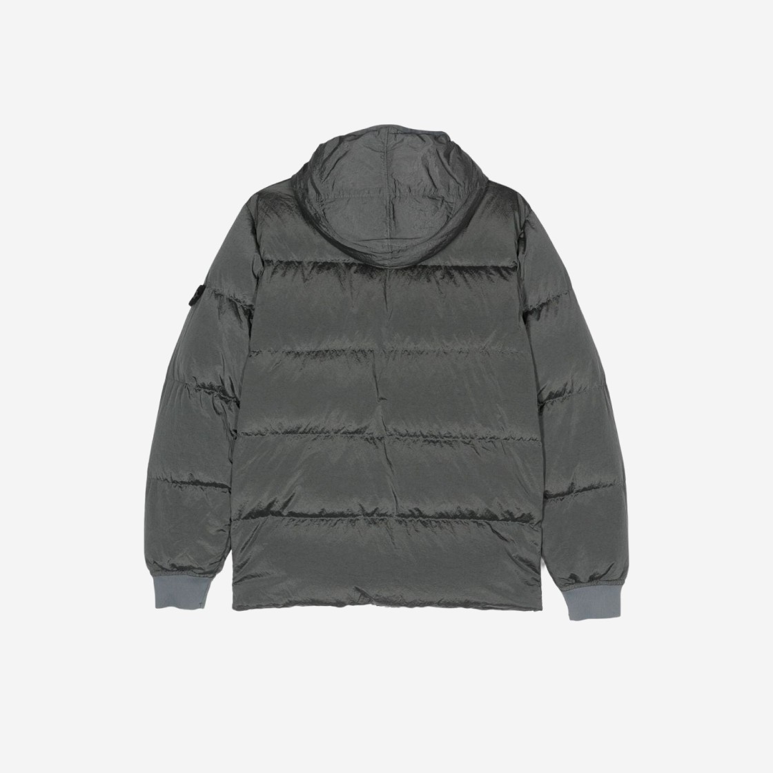 (Kids) Stone Island 40719 Nylon Metal in Econyl Regenerated Nylon Down Parka Pewter Grey - 23FW 상세 이미지 2