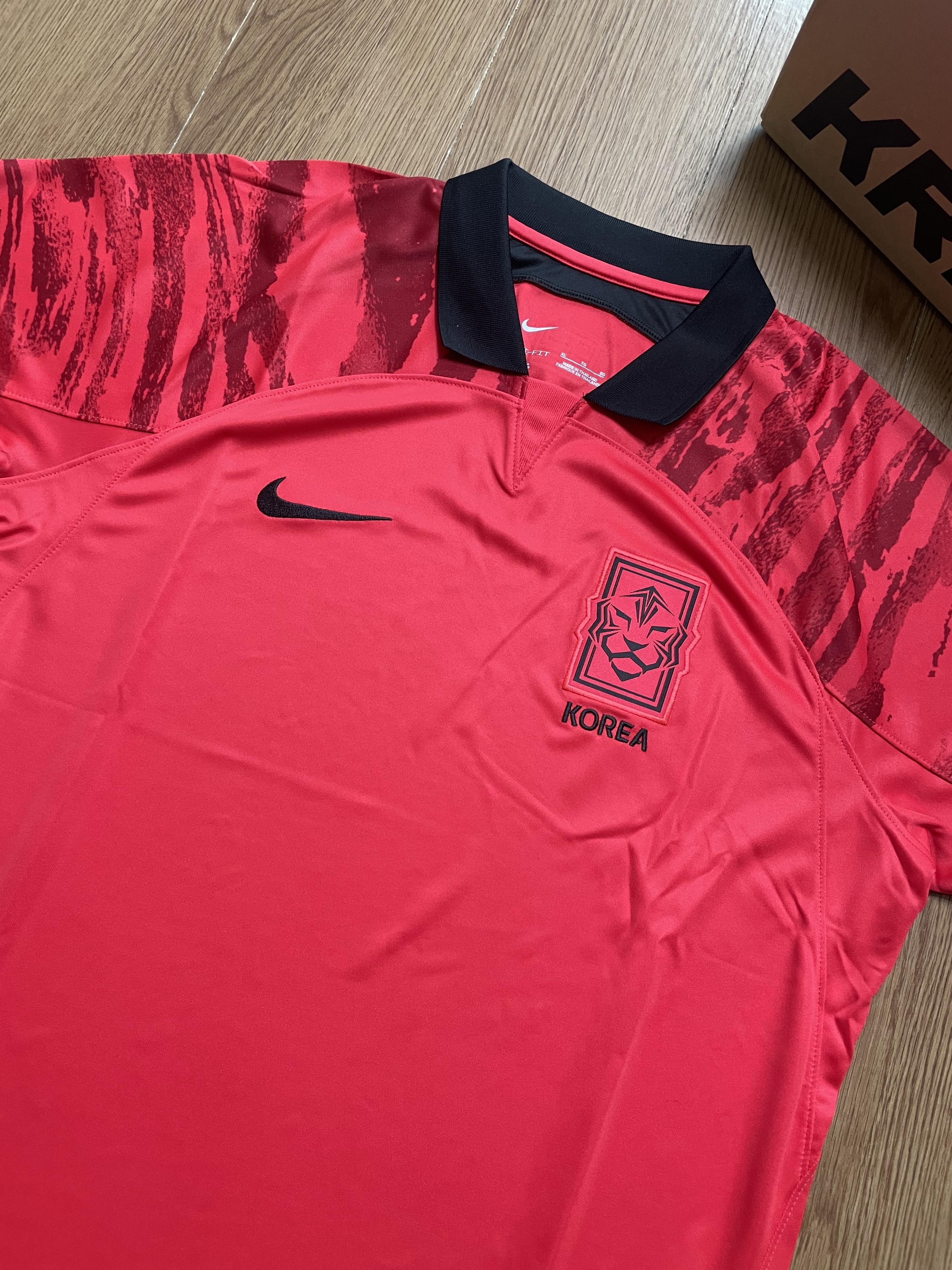 Nike Korea Dri-Fit Stadium Home SS Jersey Global Red - Asia (Non Marking Ver.) 착용 스타일