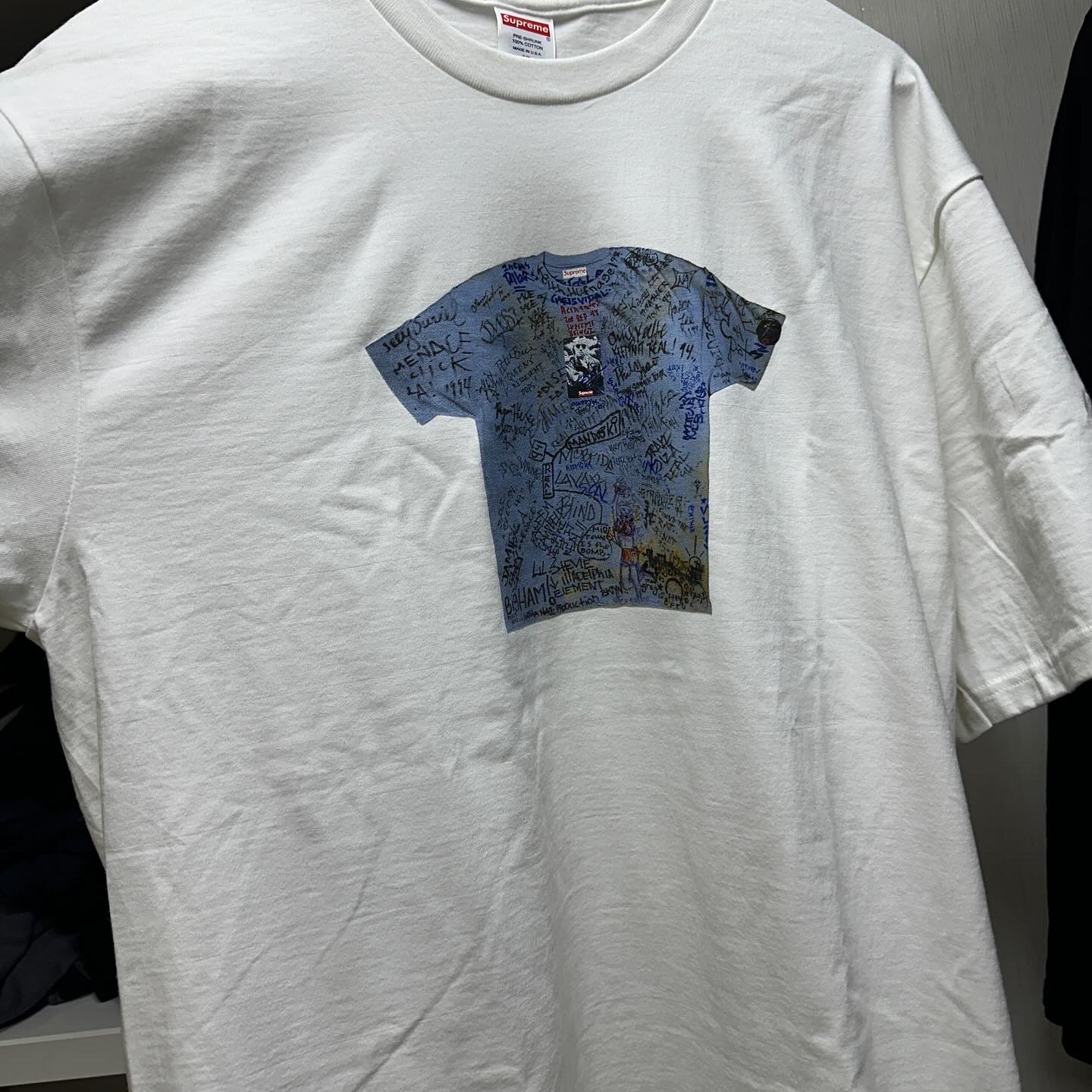 Supreme First T-Shirt White - 24SS 착용 스타일 - 3