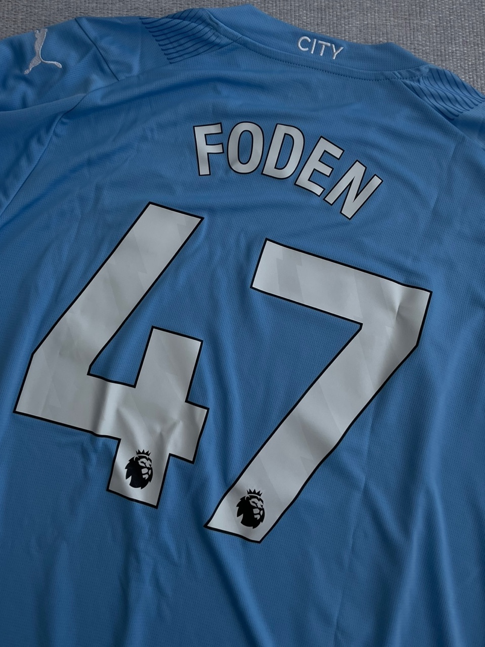 Puma Manchester City 2023/24 Home Jersey Team Light Blue (Non Marking Ver.) 착용 스타일