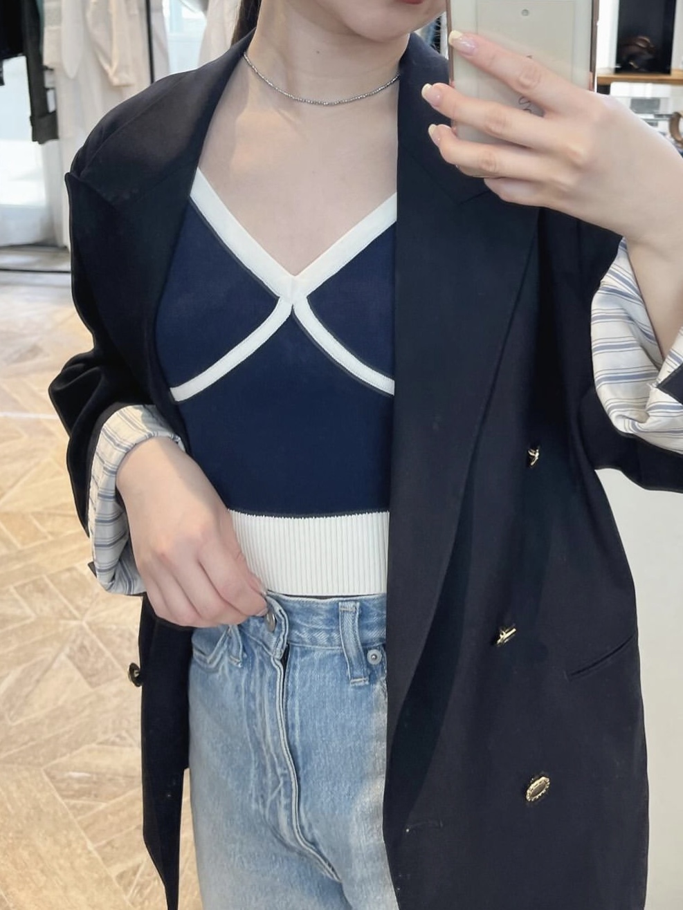 Baum und Pferdgarten Women Cypre Blue Sailor 착용 스타일 - 1