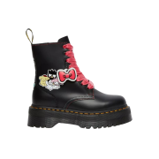 (W) Dr. Martens x Hello Kitty & Friends Jadon Leather Platform Boots Polished Smooth Black