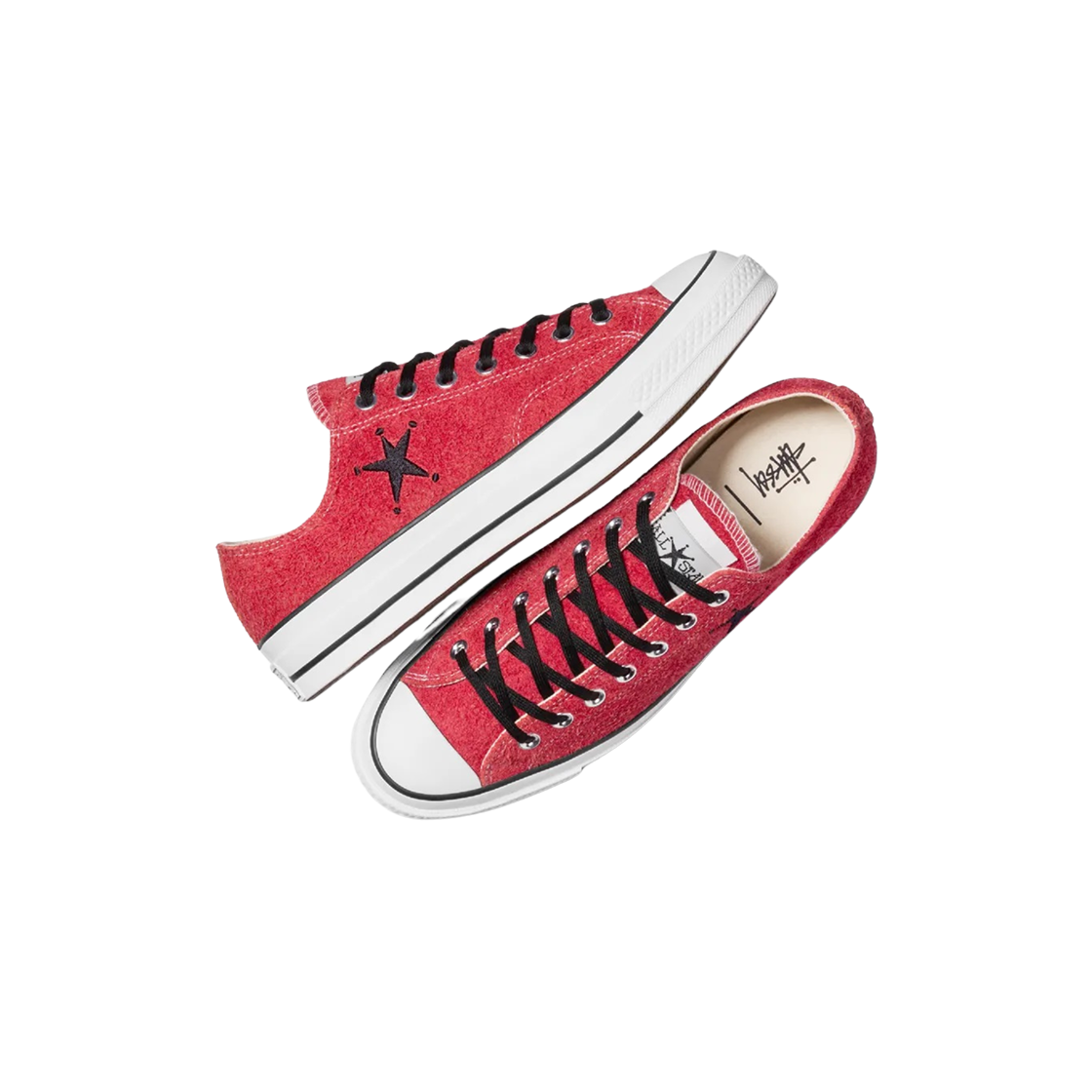 A07664C Converse x Stussy Chuck 70 Ox Poppy Red - #2