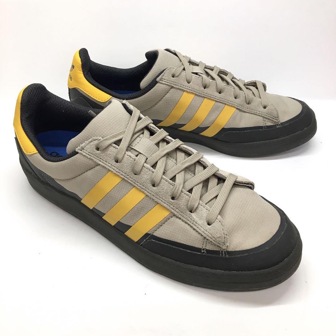 Adidas x Pop Trading Company Campus ADV Grey Active Gold 착용 스타일