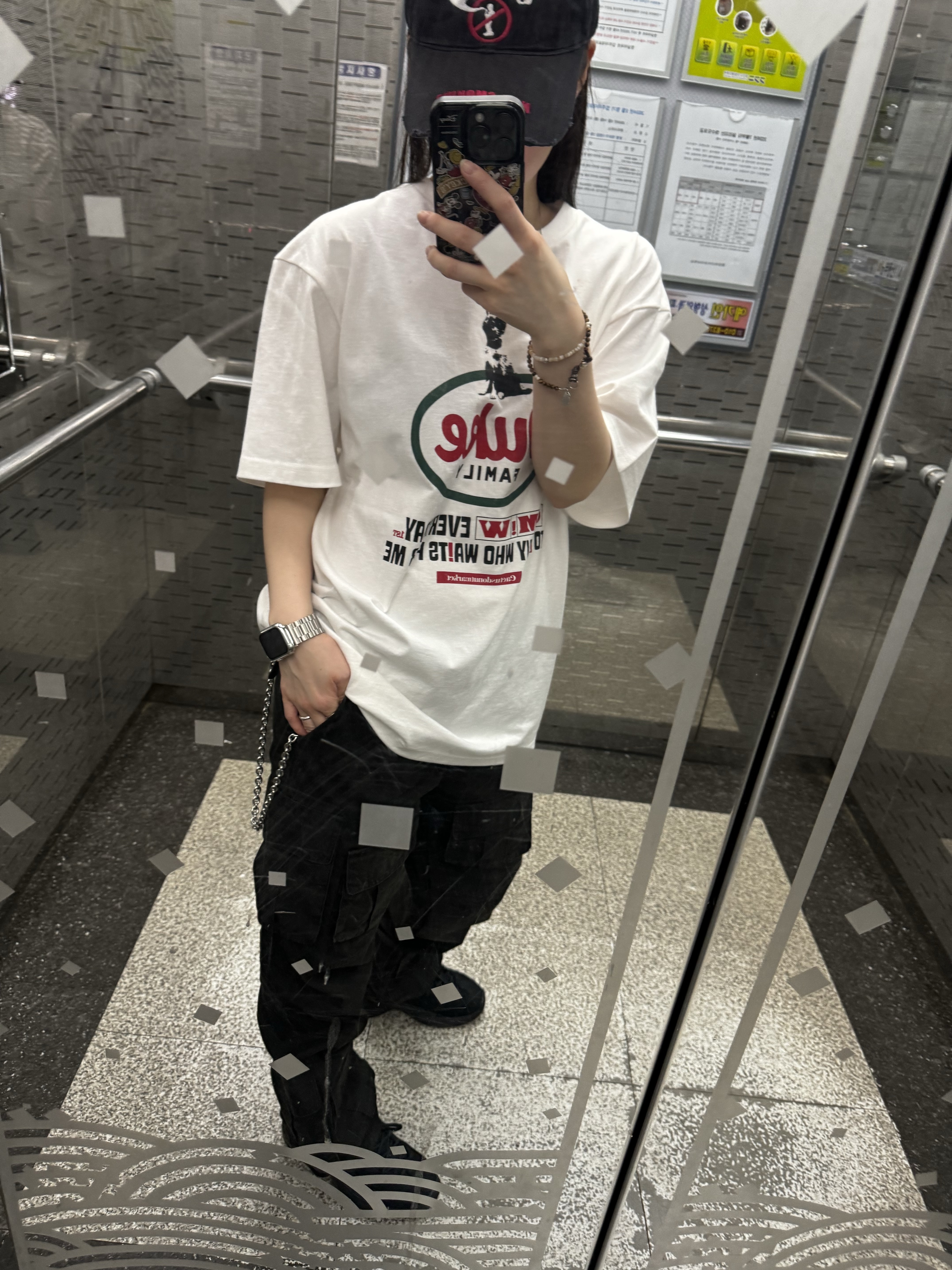 Supreme Chain Zippo Silver - 23SS, Undermycar Chiva Vintage Coating Multi Cargo Pants Mulch - 23SS 착용 스타일 - 4